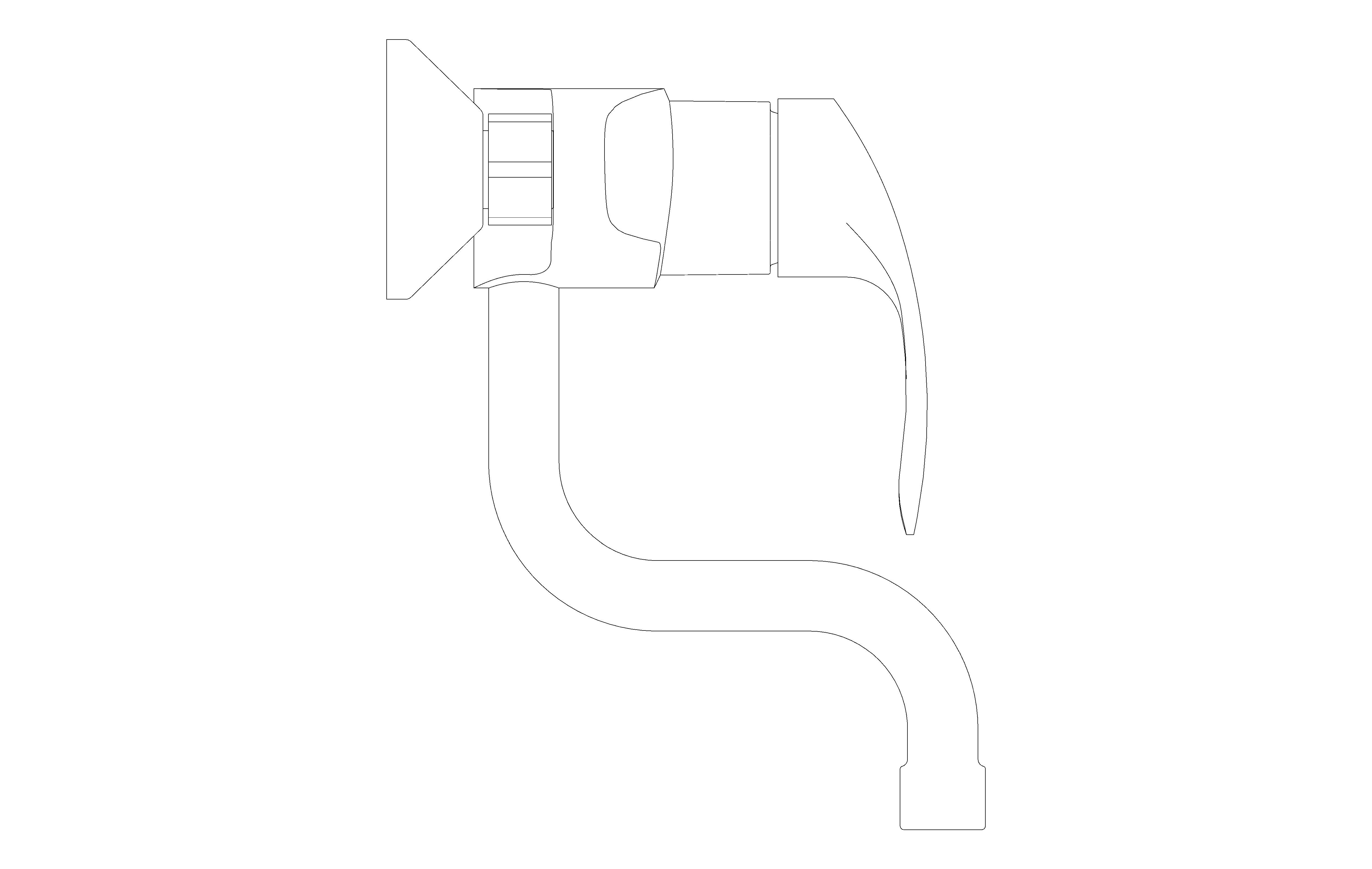 bimstore side image of the Eurosmart Single Lever Sink Mixer 1/2″ - 31509002 from Grohe
