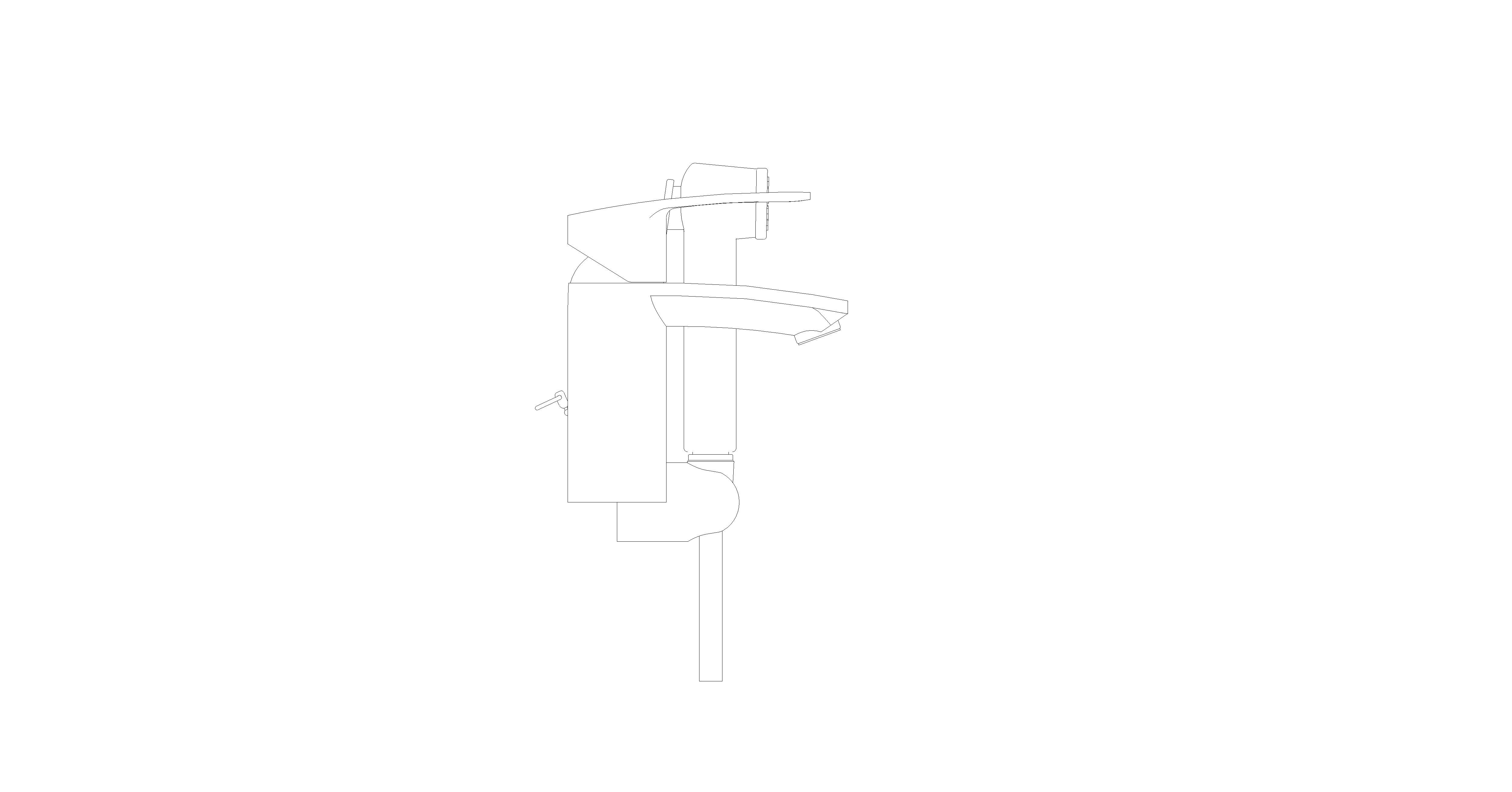 bimstore side image of the Eurosmart Cosmopolitan Single Lever Basin Mixer 1/2" S-Size - 23953003 from Grohe