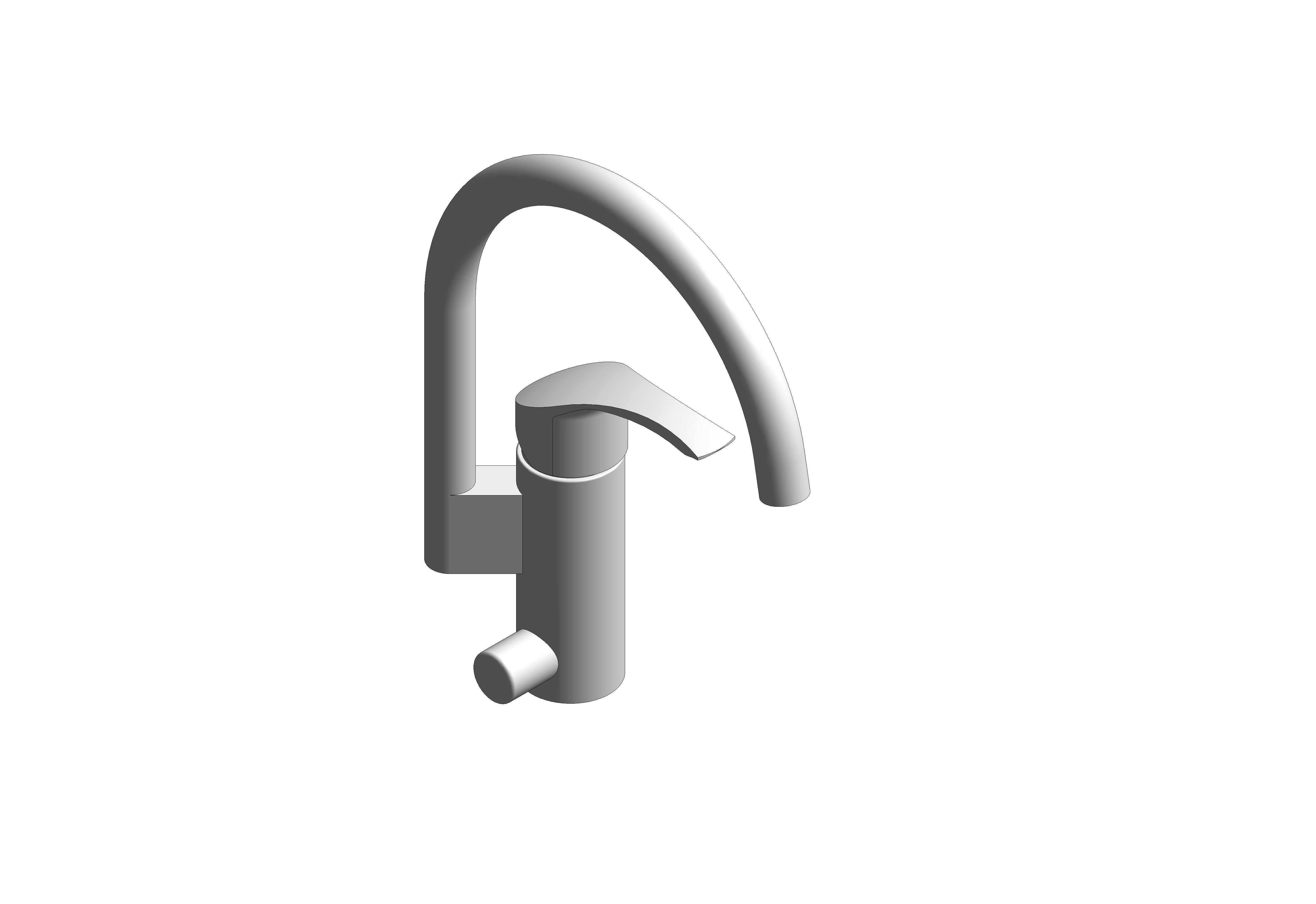bimstore 3D image of the Eurosmart Kitchen Faucet 31786000 from Grohe
