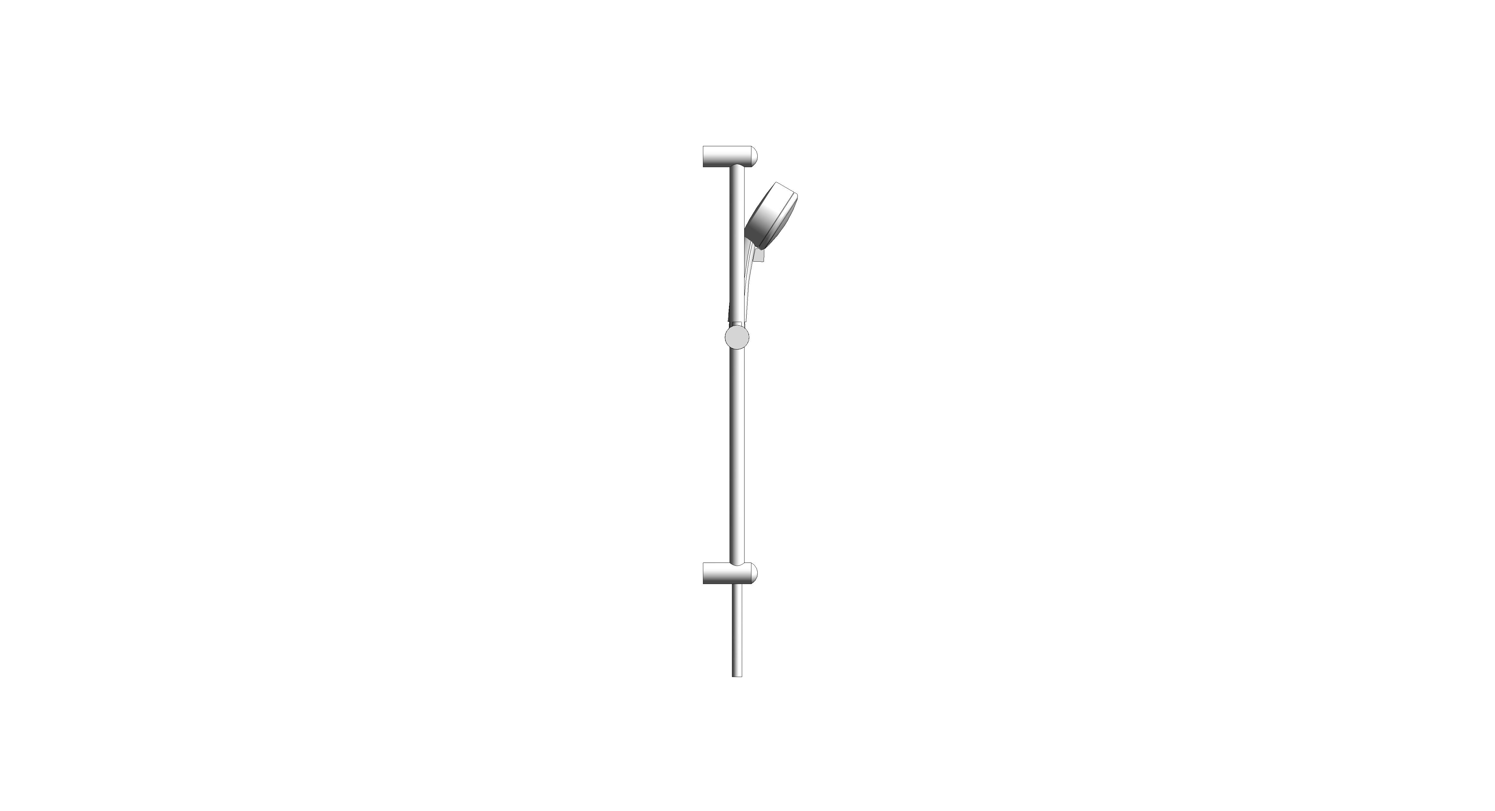 bimstore side image of the Tempesta 100 Shower Rail Set – Cradle to Cradle – 26803000 from Grohe