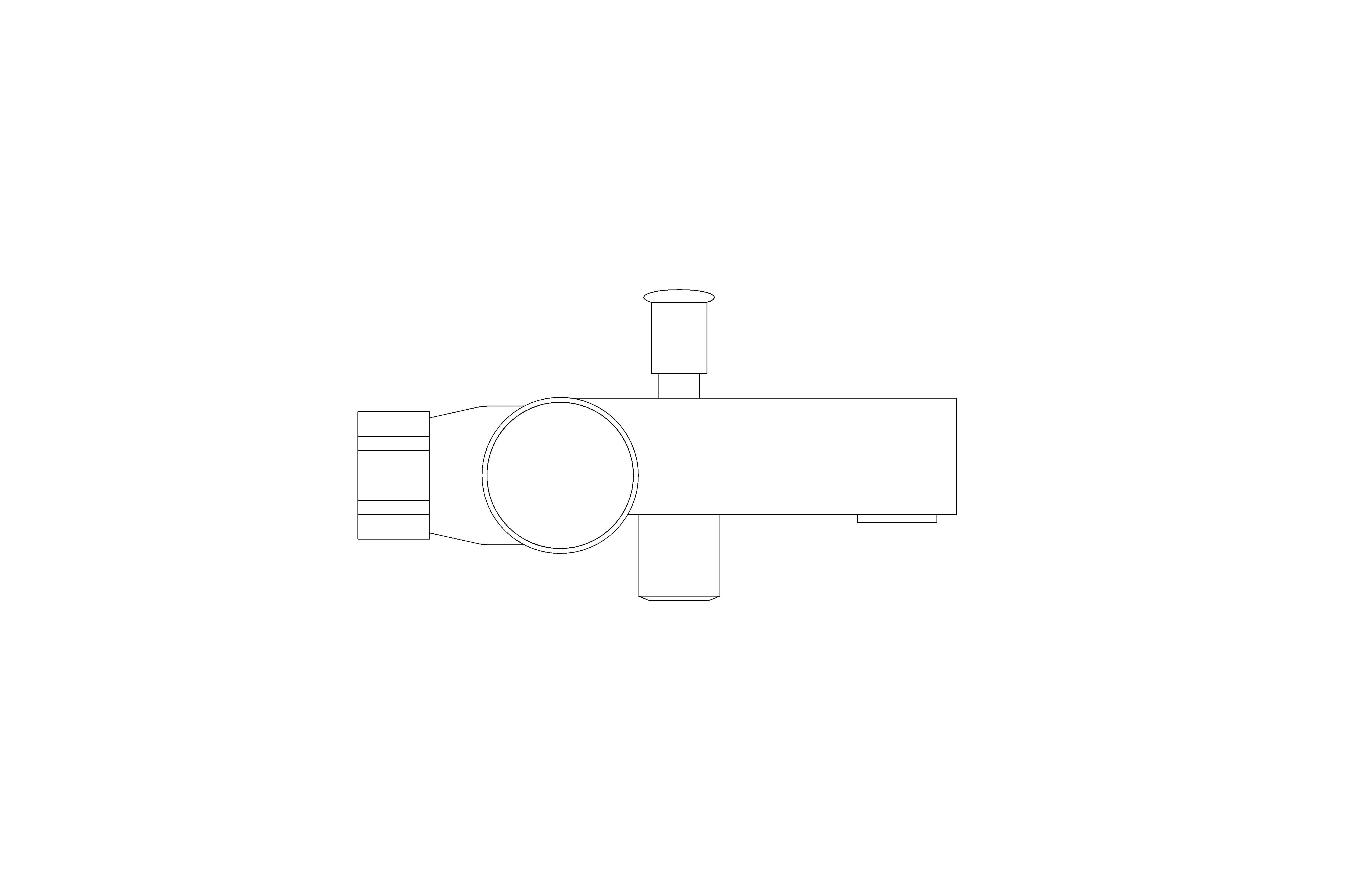 bimstore side image of the Grohtherm 800 Cosmopolitan Thermostatic bath mixer 1/2" w/o unions - 34770000 from Grohe