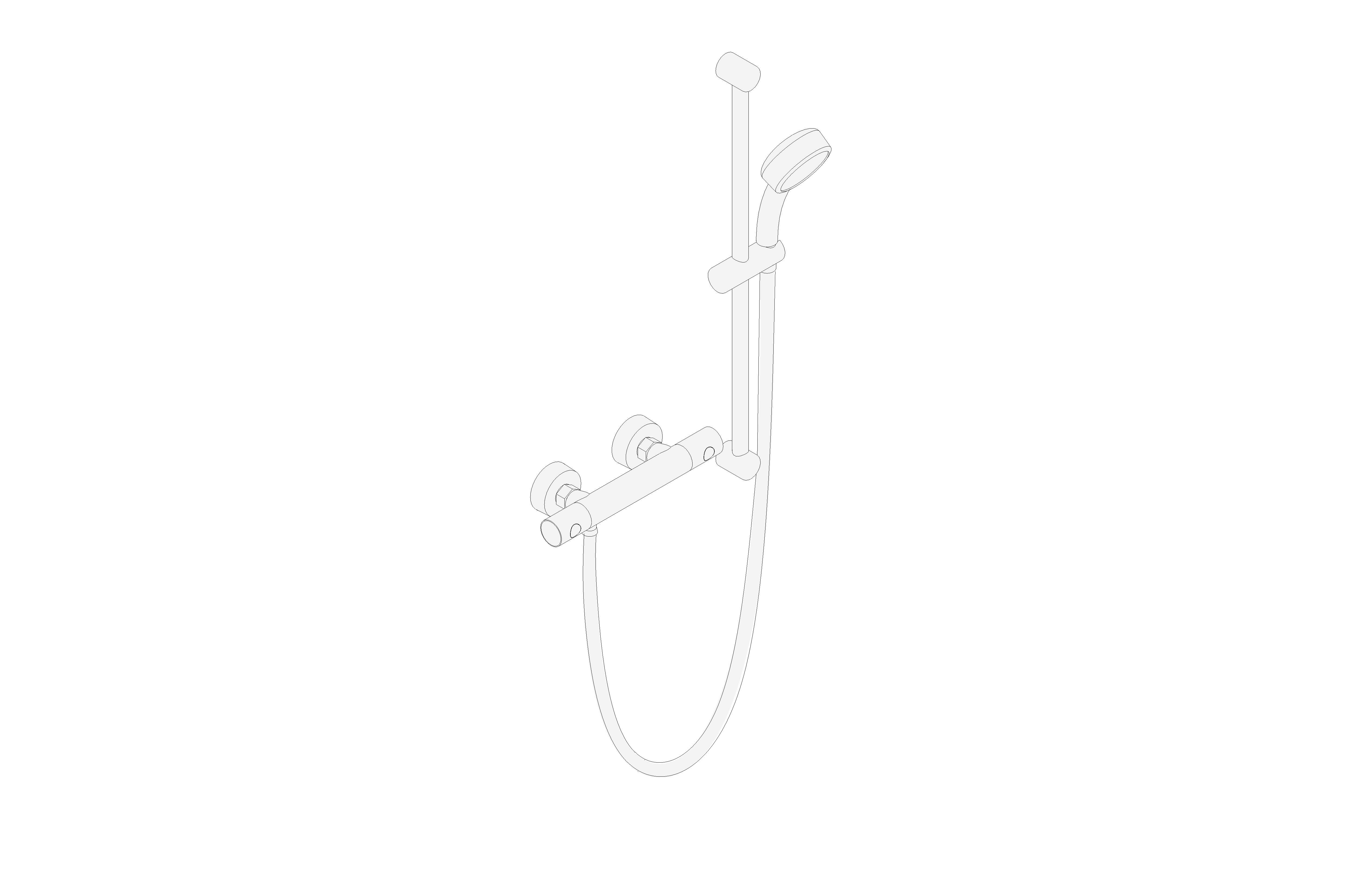 Product: Grohtherm 800 Cosmopolitan Thermostatic shower set 1/2" - 34768000