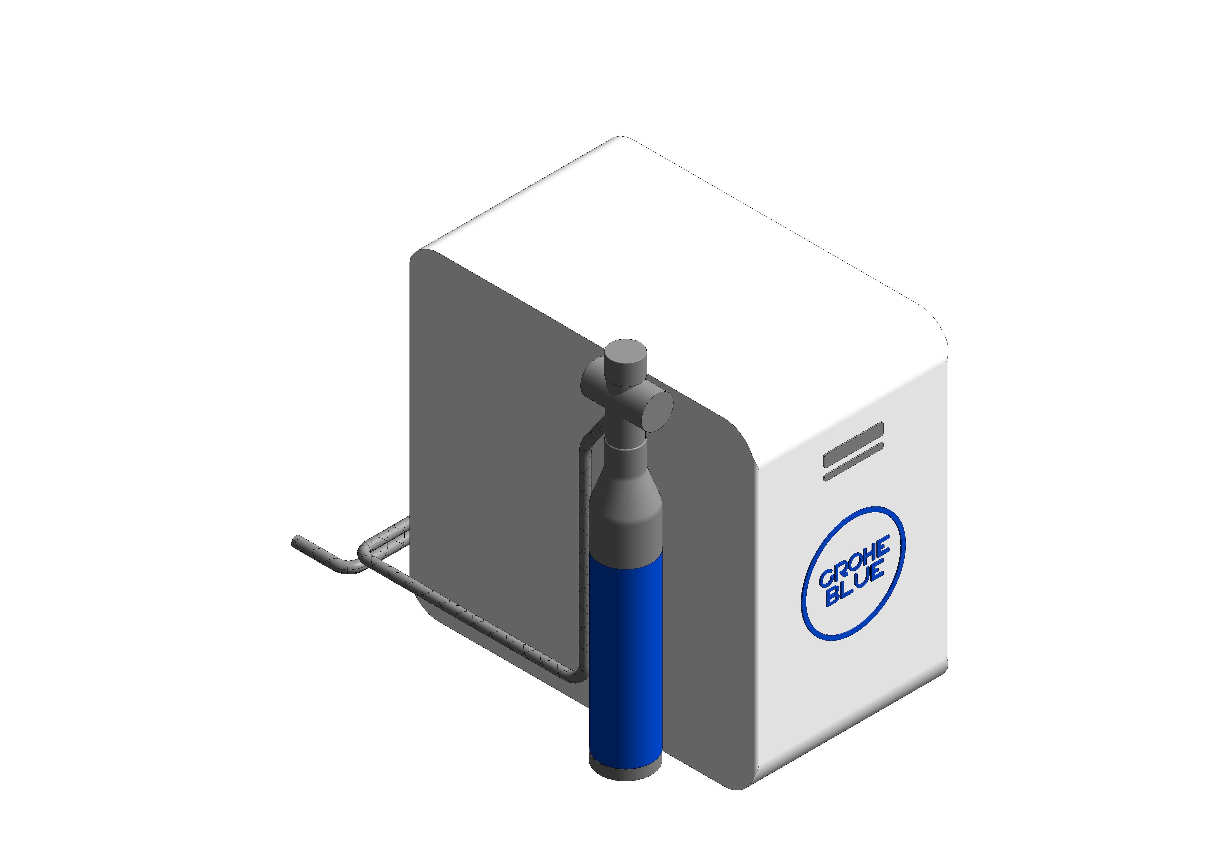 Revit, Bim, Store, Components, MEP, Object, Grohe, Plumbing, Fixtures, 14, METRIC, Blue, C, S, C, Spout, 600, Litre, Filter, 31323001