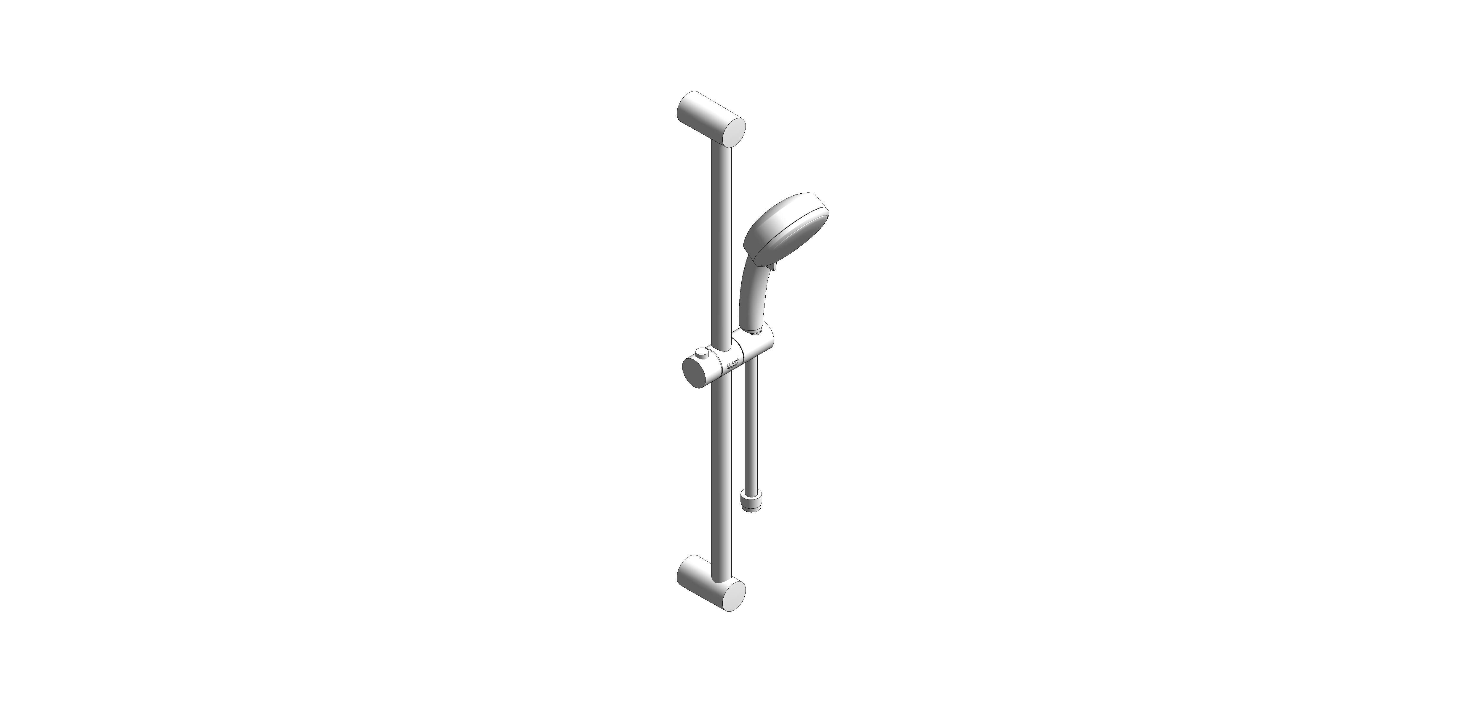 Product: New Tempesta Cosmopolitan 100IV Shower Rail Set - 26621000