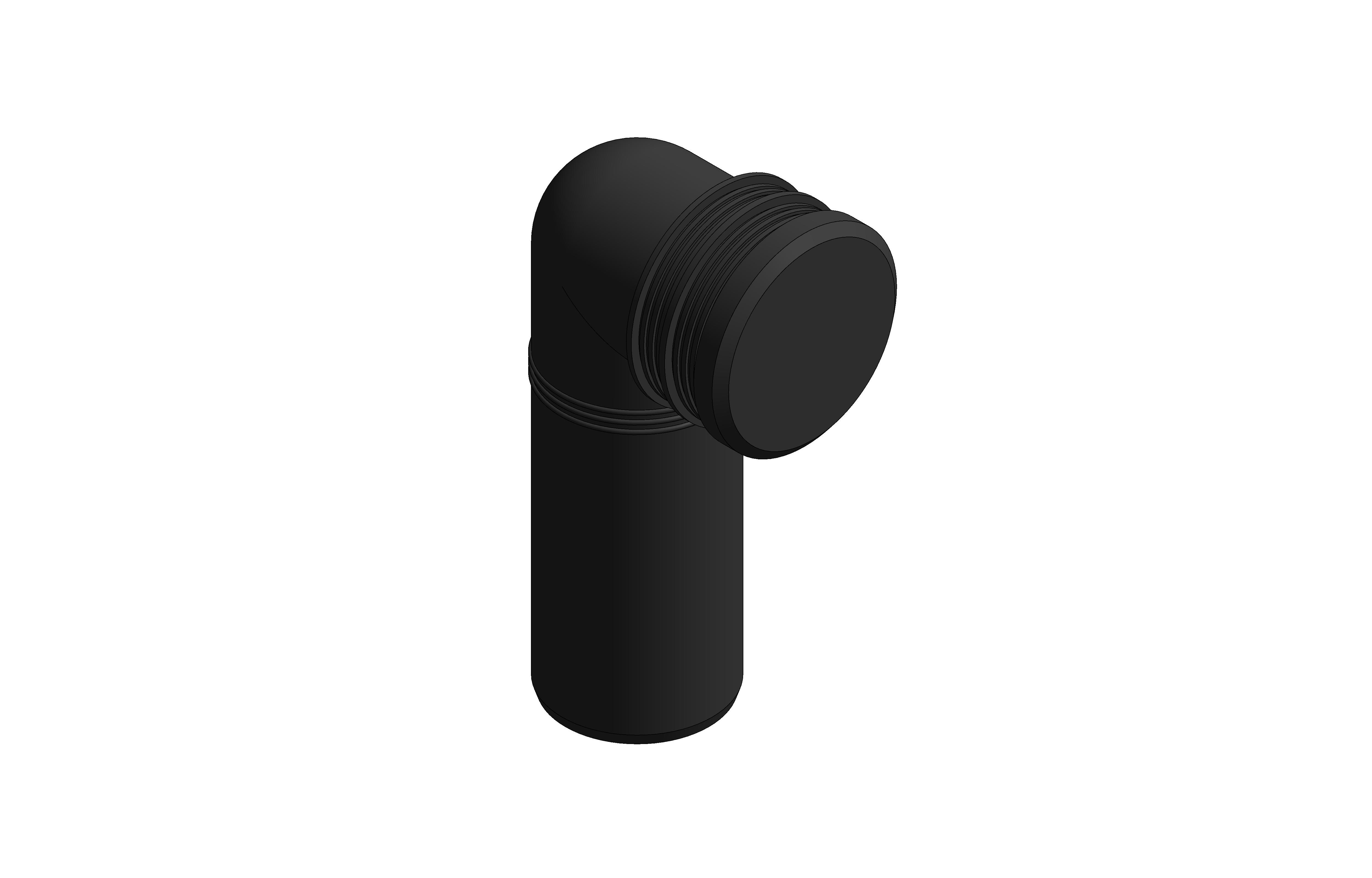 Product: PP Outlet Bend Ø 90mm - 42327000