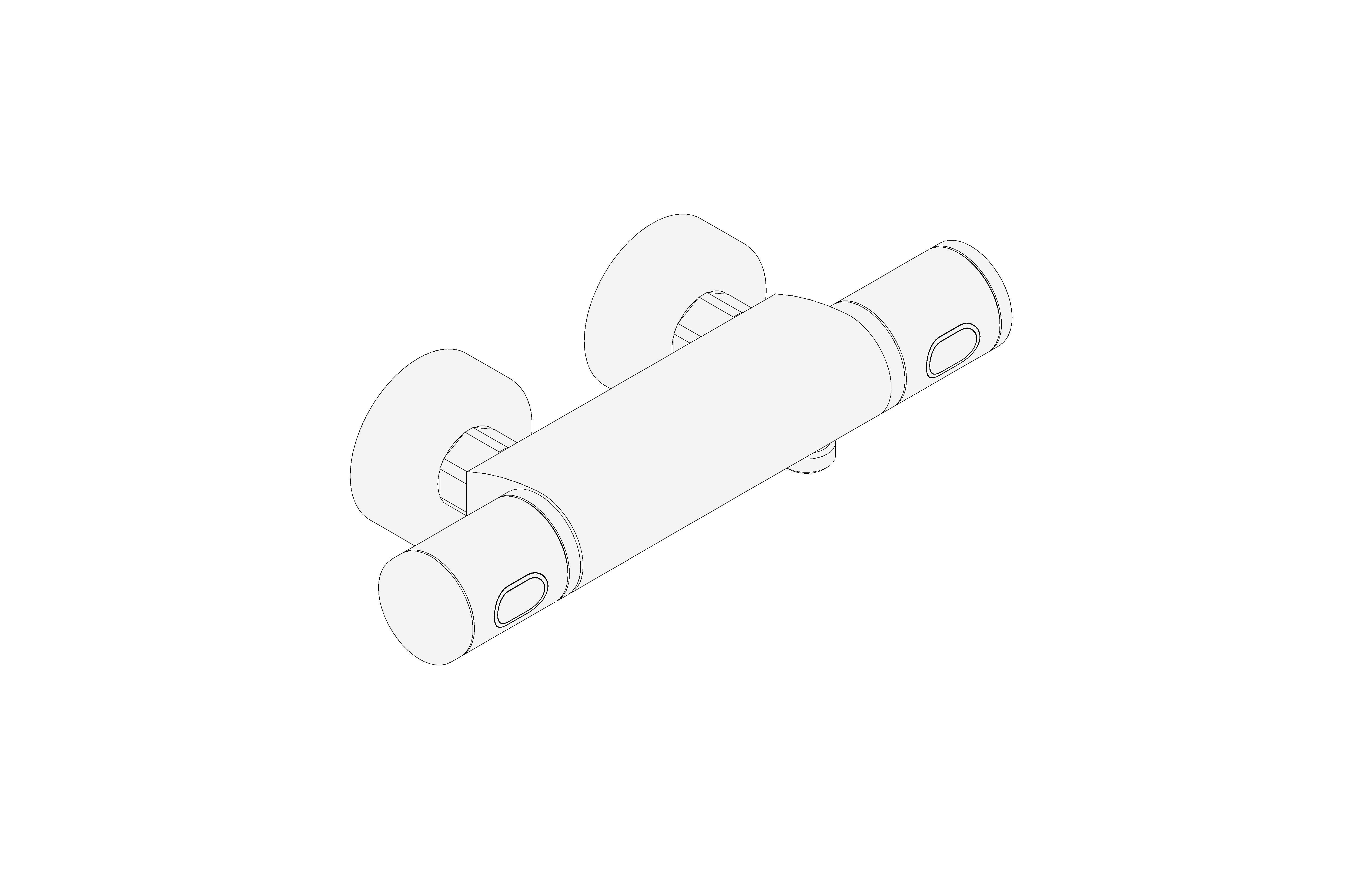 Product: Precision Feel Thermostatic shower mixer 1/2" 120mm - 34789000