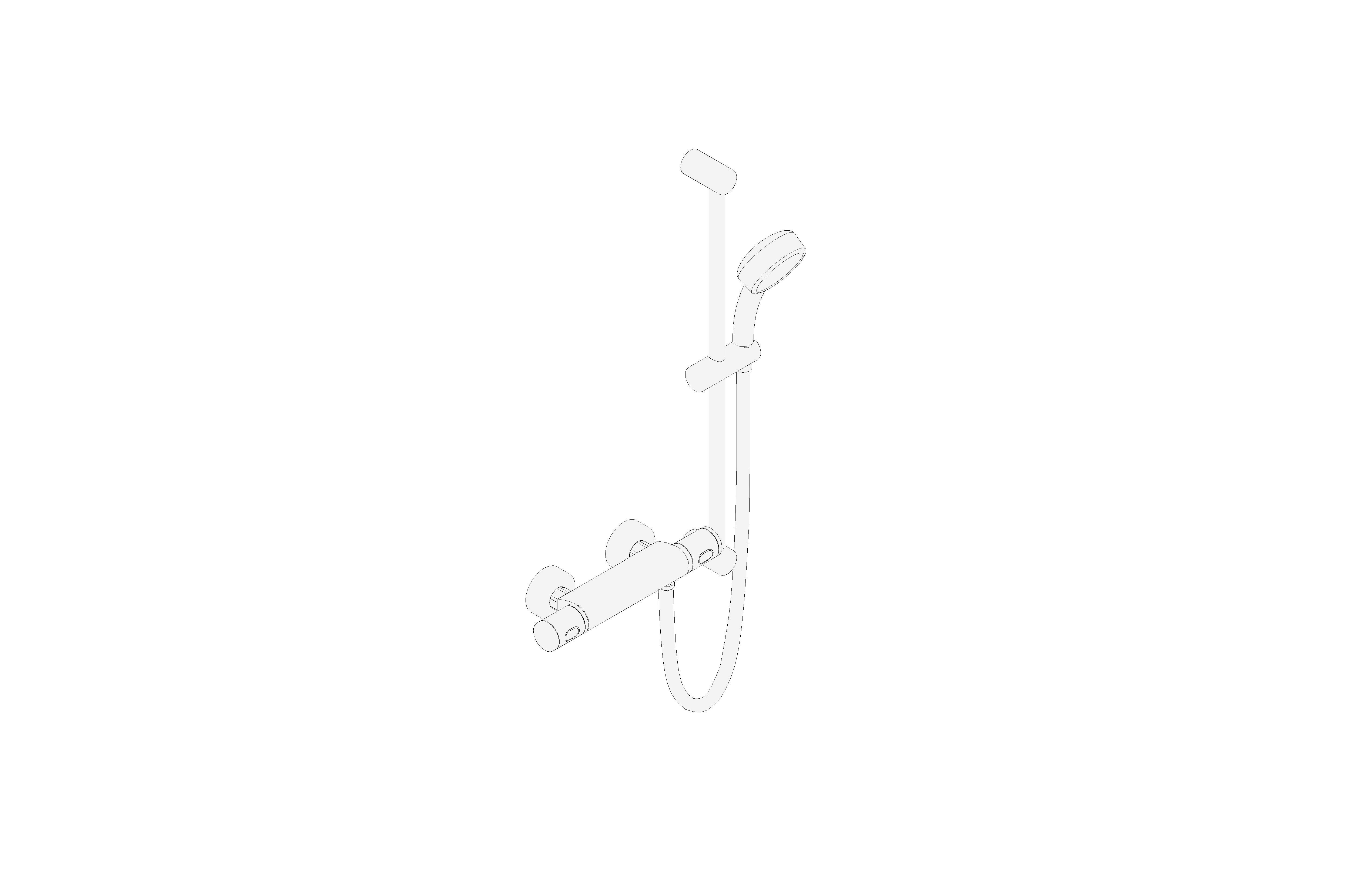 Product: Precision Feel Thermostatic shower set 1/2" - 34791000