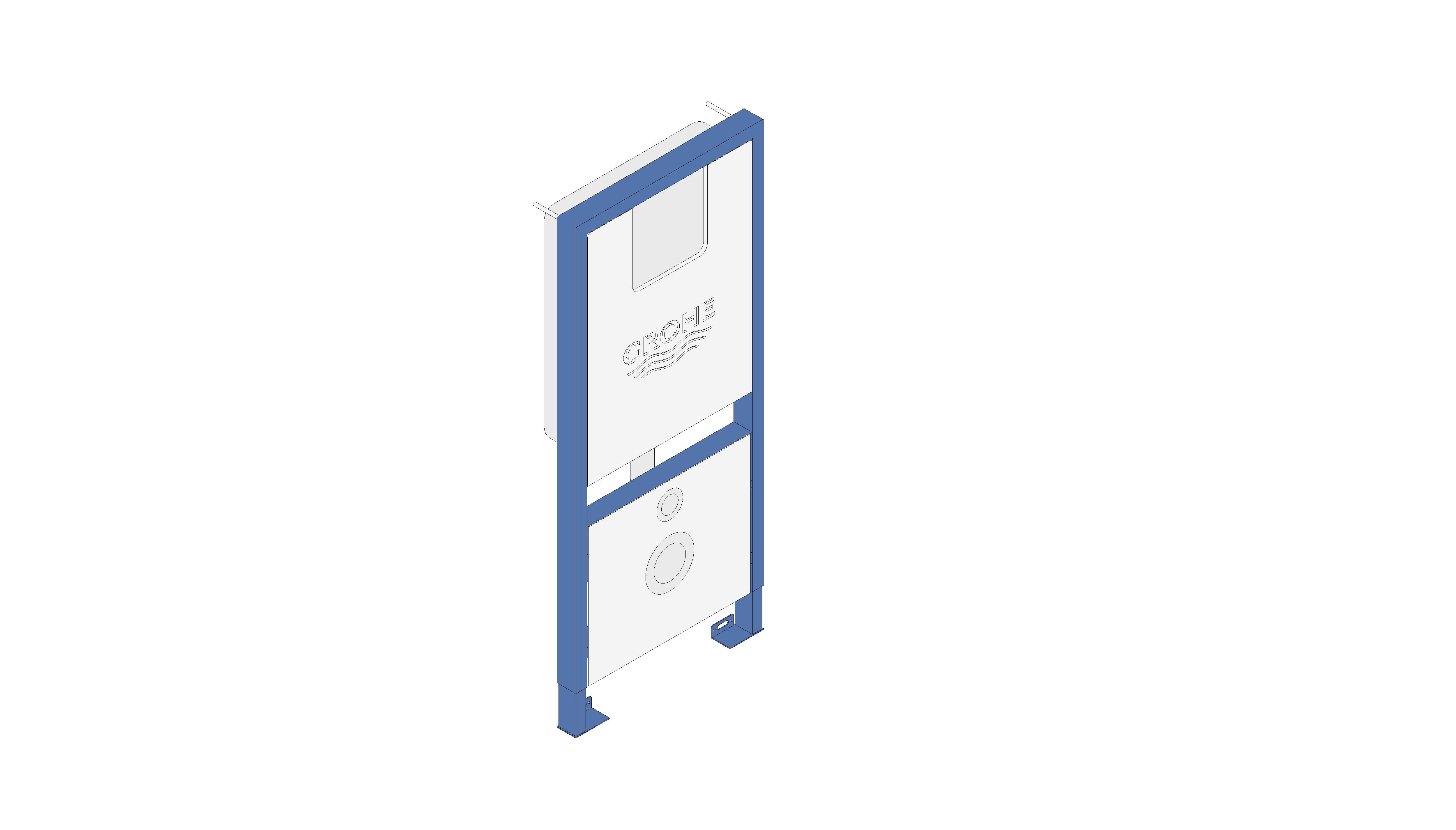 Prodiuct: Rapid SLX Wall Hung WC Frame - 39598000