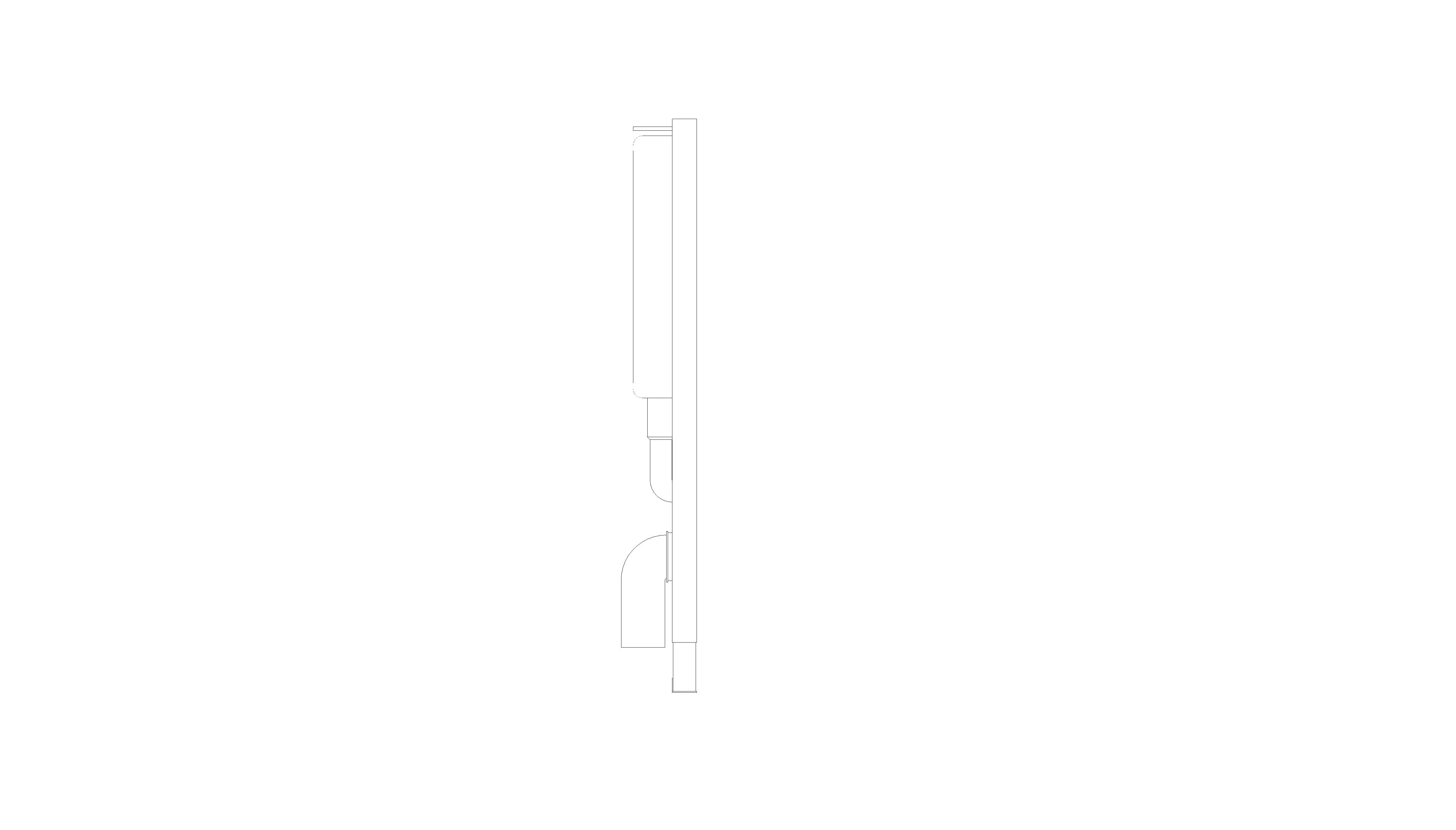 bimstore side image of the Rapid SLX Wall Hung WC Frame - 39598000 from Grohe