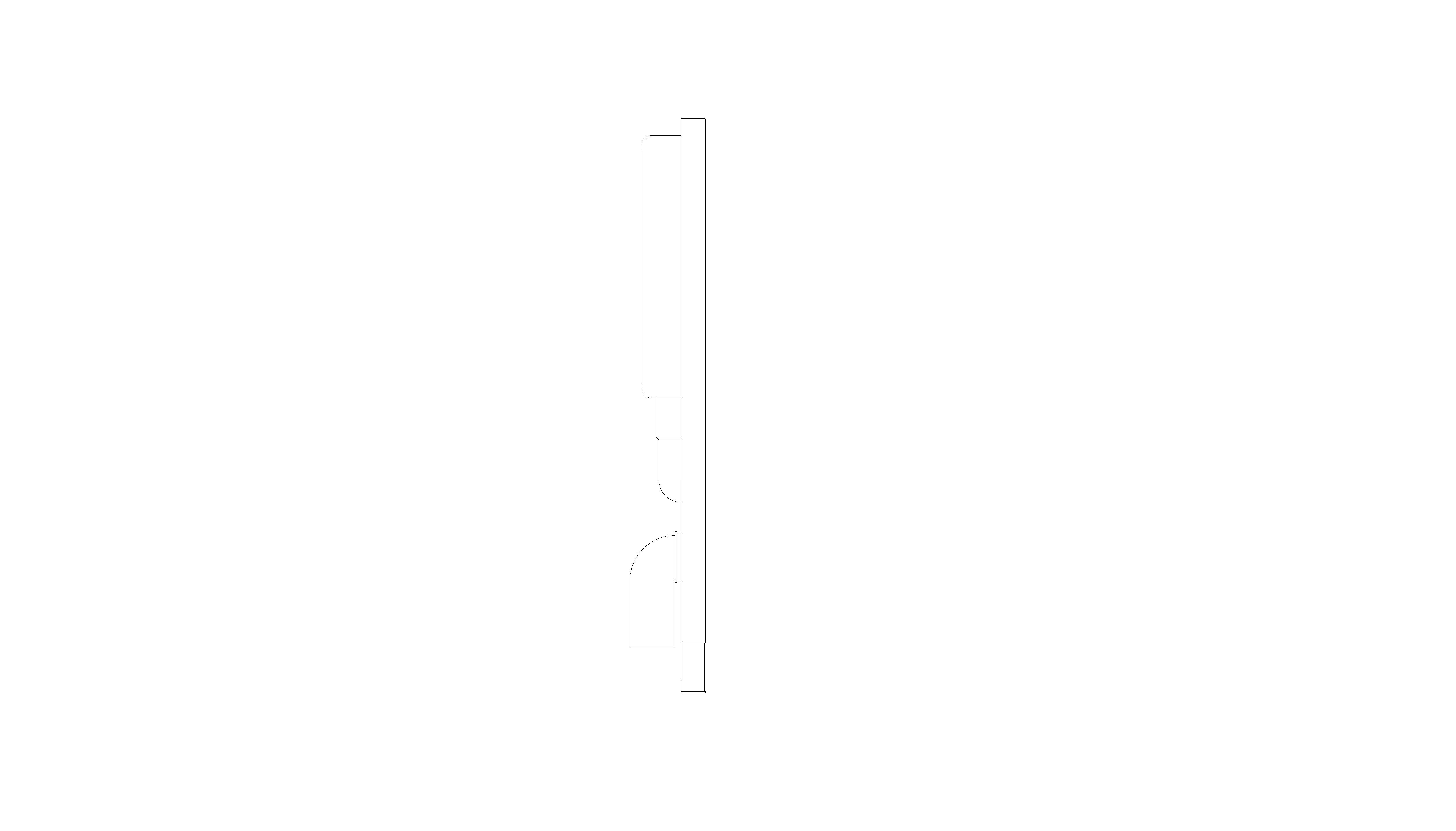 bimstore side image of the Rapid SLX Wall Hung WC Frame - 3960100D from Grohe