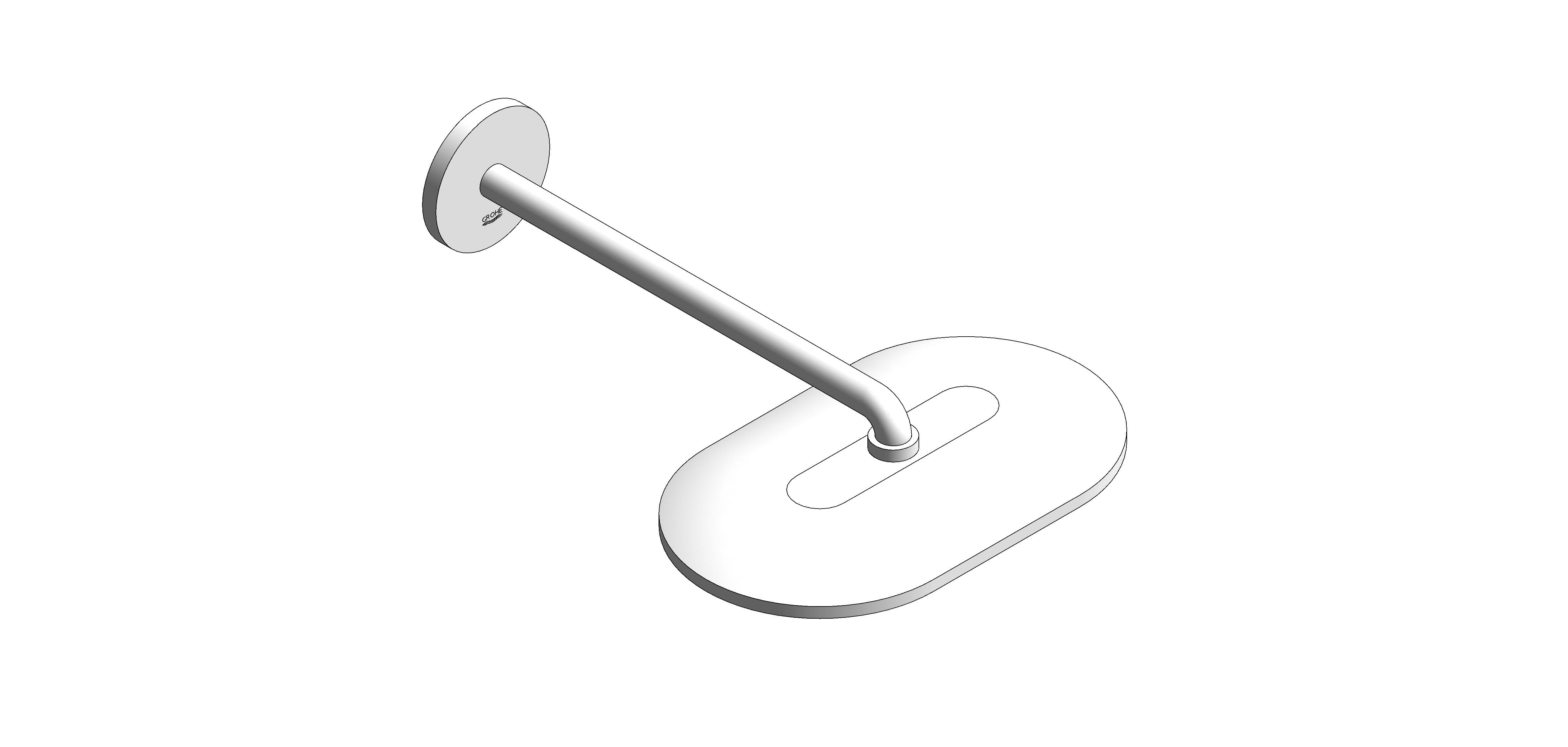 bimstore 3D image of the Smart Control 360 Head Shower - 26625000 from Grohe