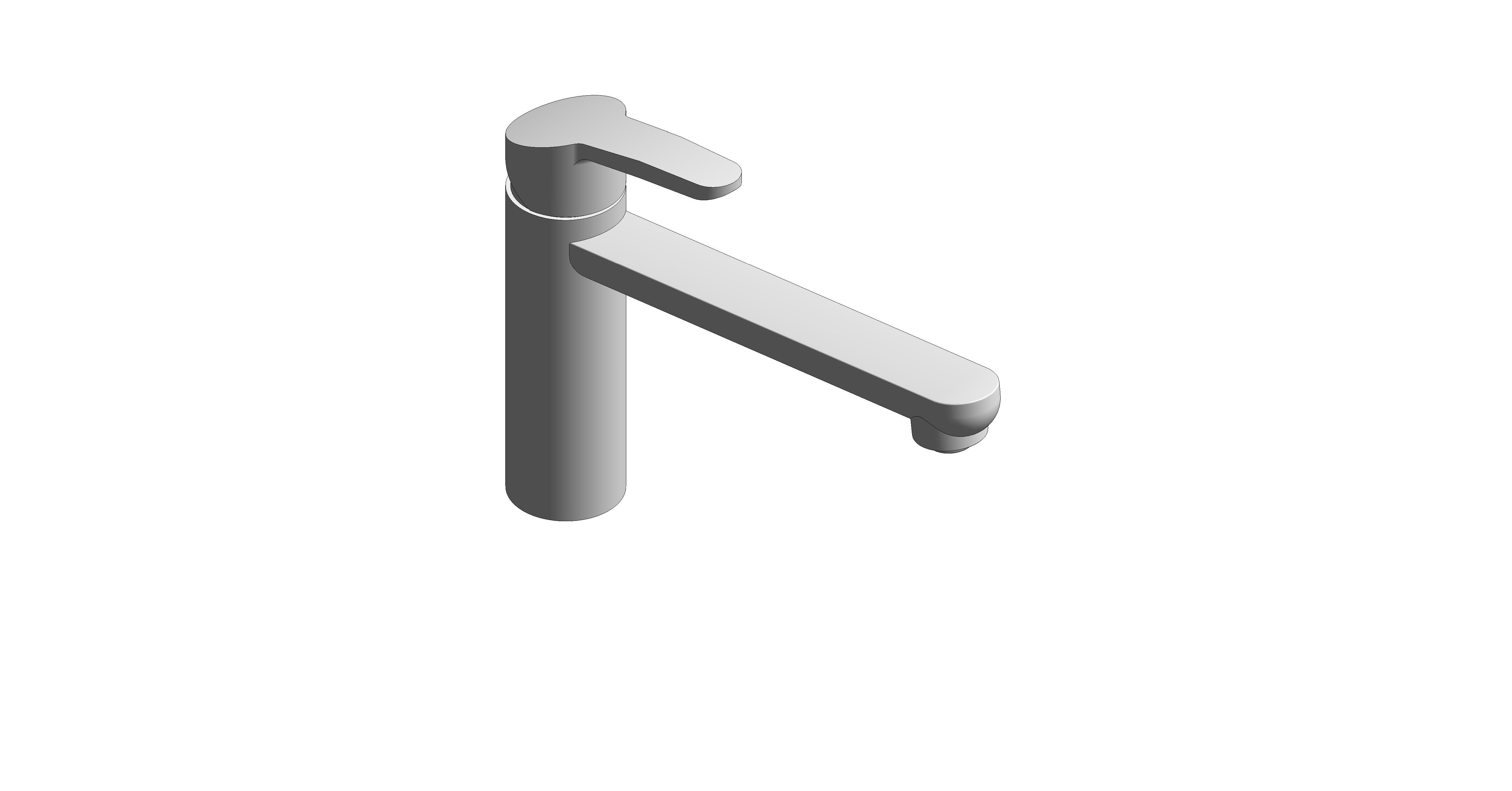 bimstore 3D image of the StartClova OHM Sink mixer -  Medium Spout Adeo Exclusive - 31740000 from Grohe