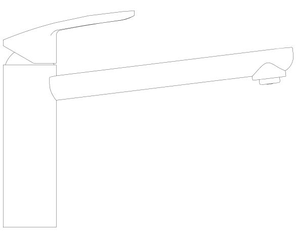 bimstore side image of the StartClova OHM Sink mixer -  Medium Spout Adeo Exclusive - 31740000 from Grohe