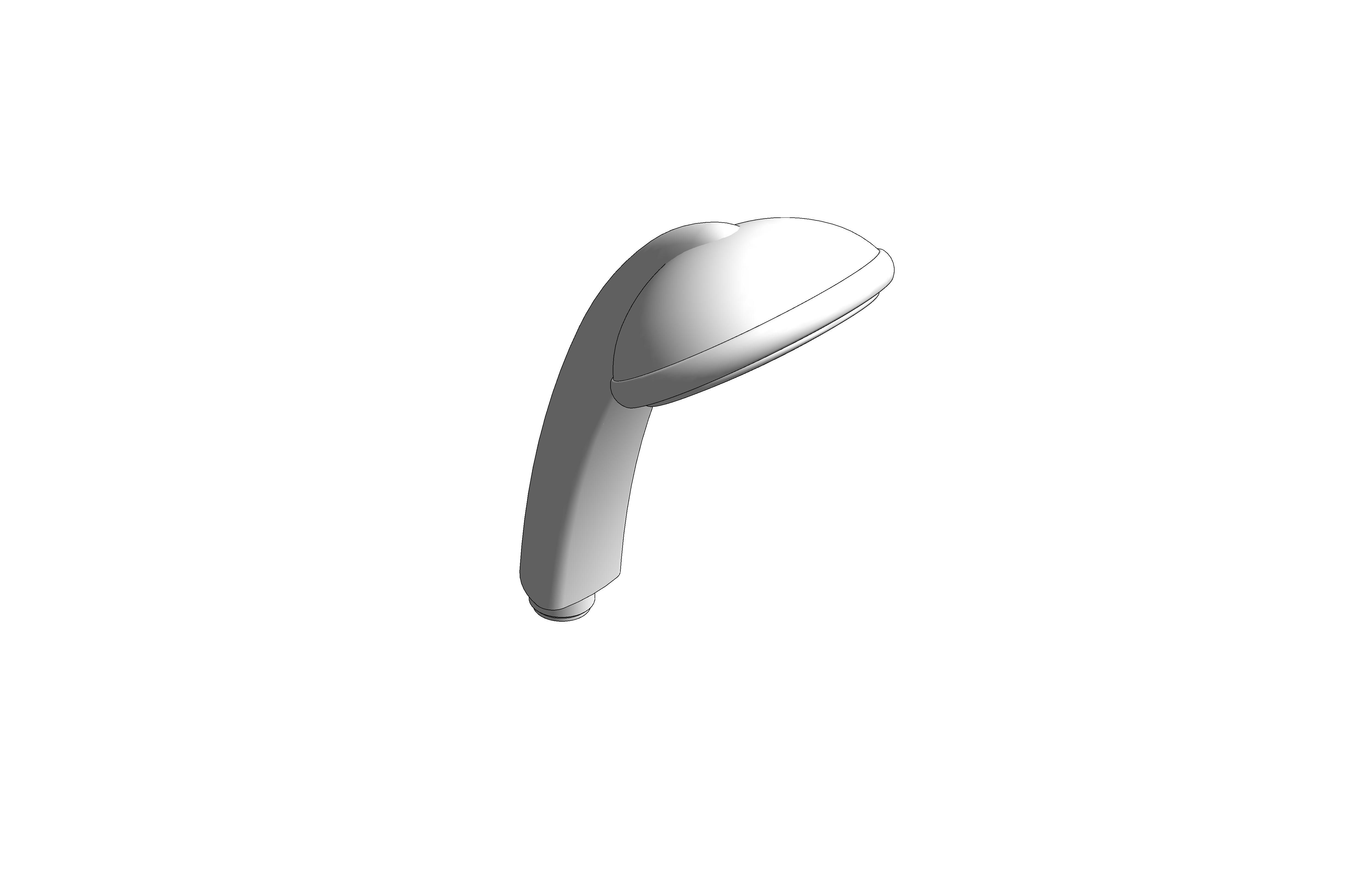 bimstore 3D image of the Tempesta 100 Hand Shower 4 Sprays - 28421002 from Grohe