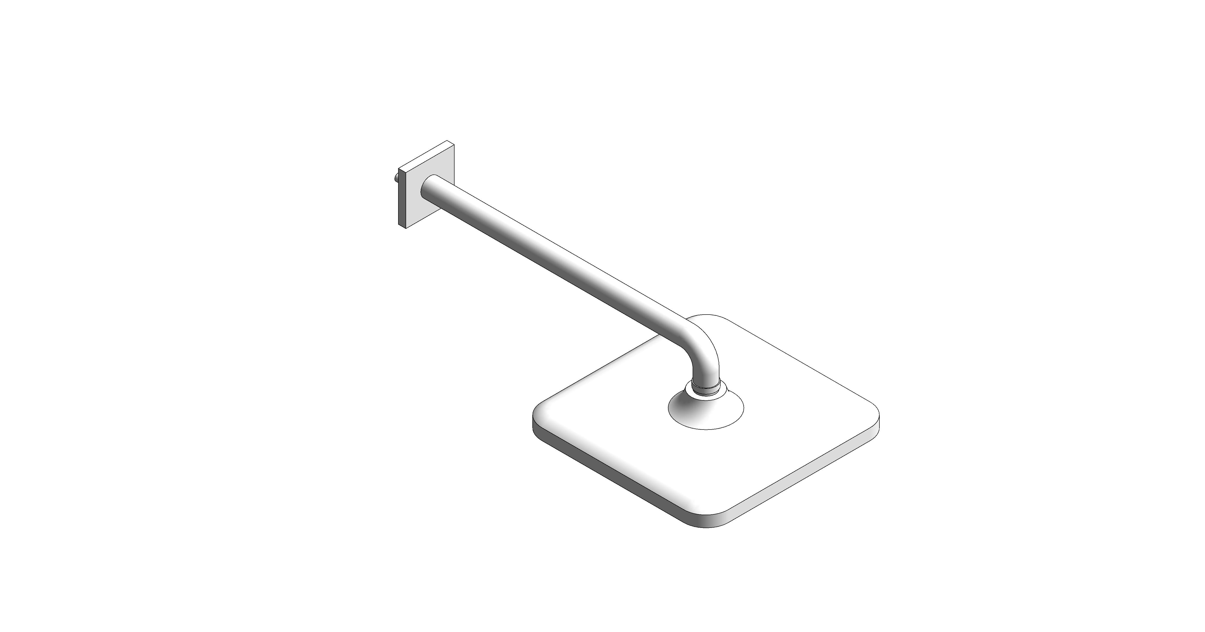 bimstore 3D image of the Tempesta - 250 Cube Head Shower Set - 26687000 from Grohe