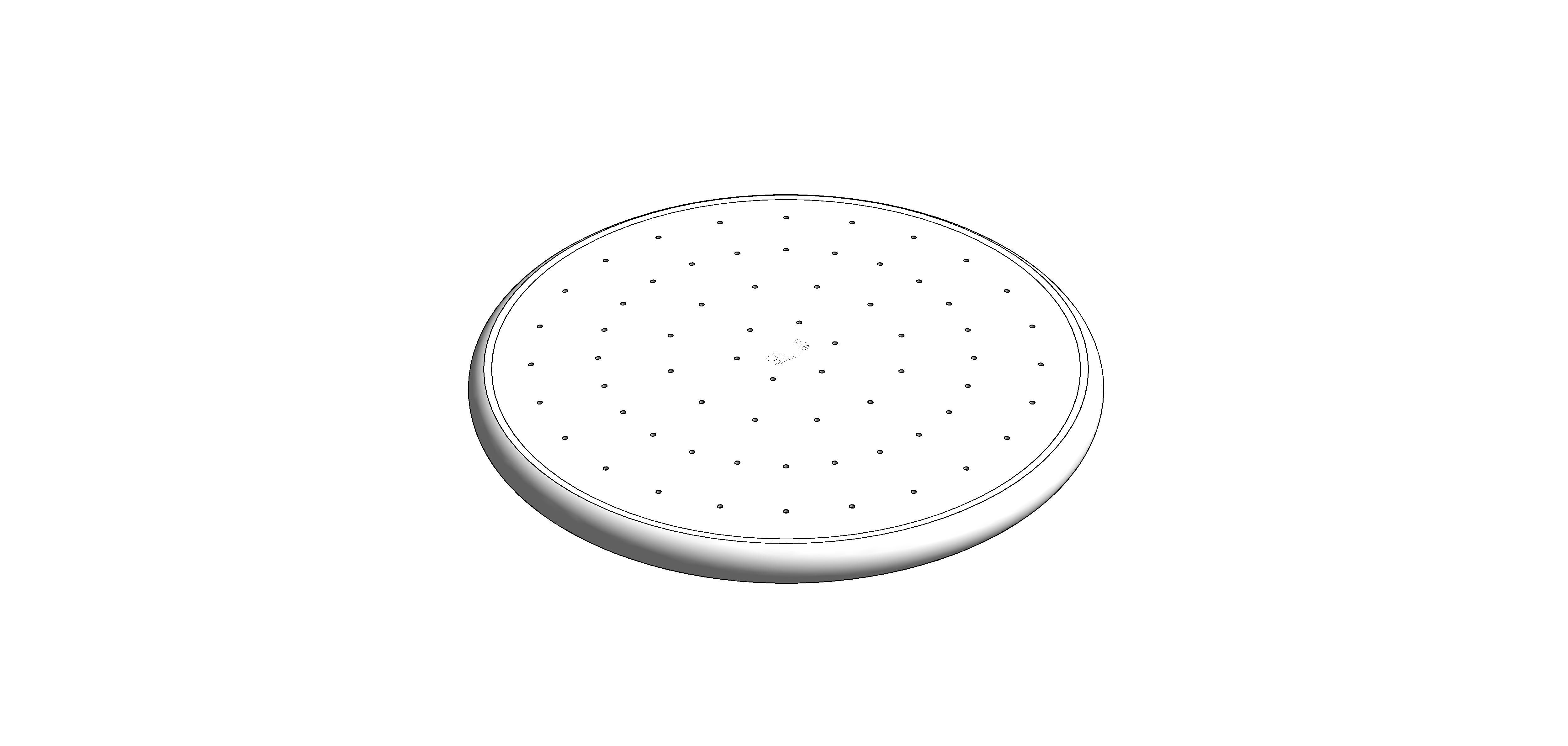 bimstore 3D image of the Tempesta - 250 Head Shower - 2666600F from Grohe