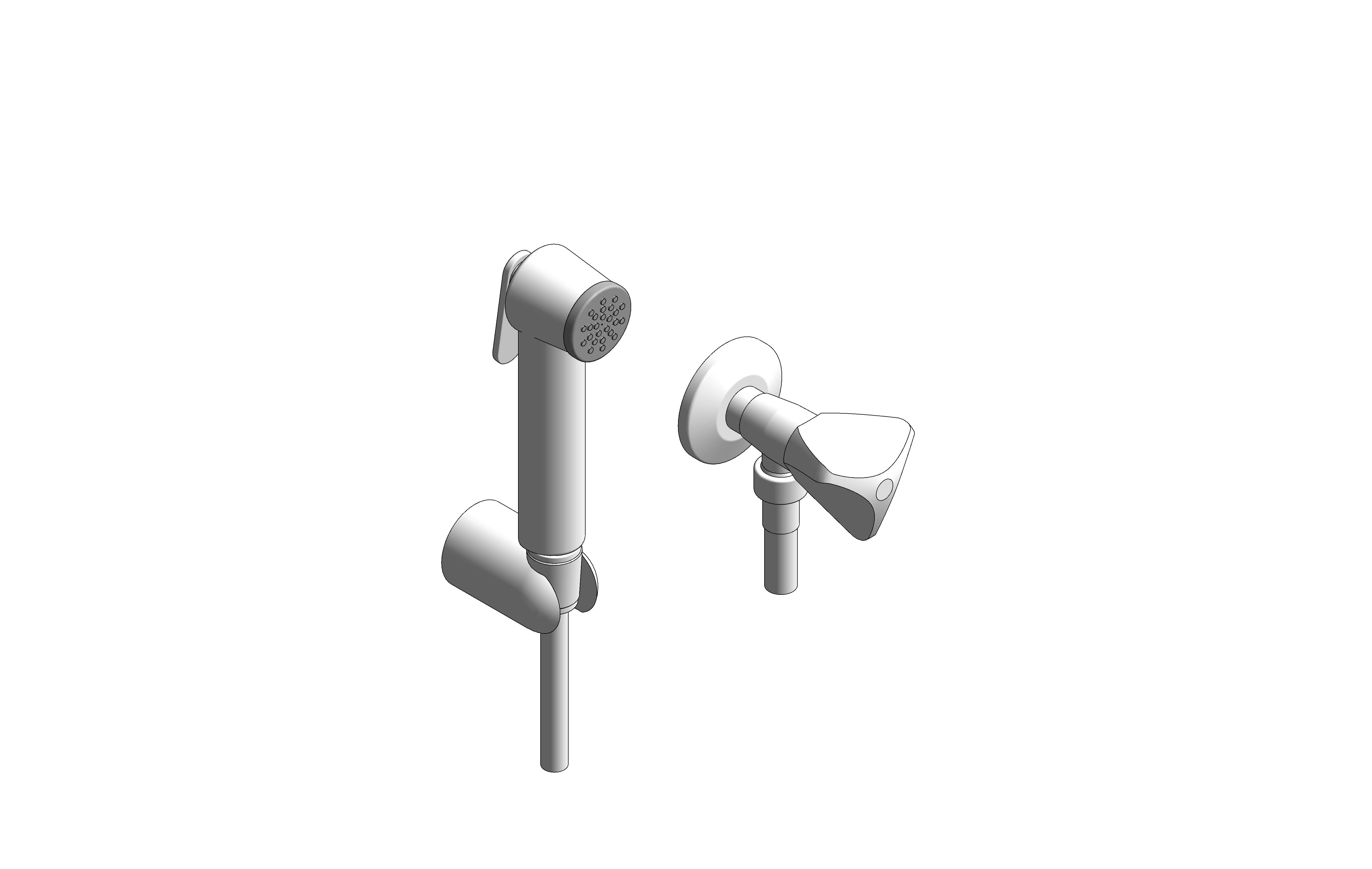 Product: Tempesta F Trigger Spray 30 Wall Holder Set With Angle Valve 1 Spray - 27514001