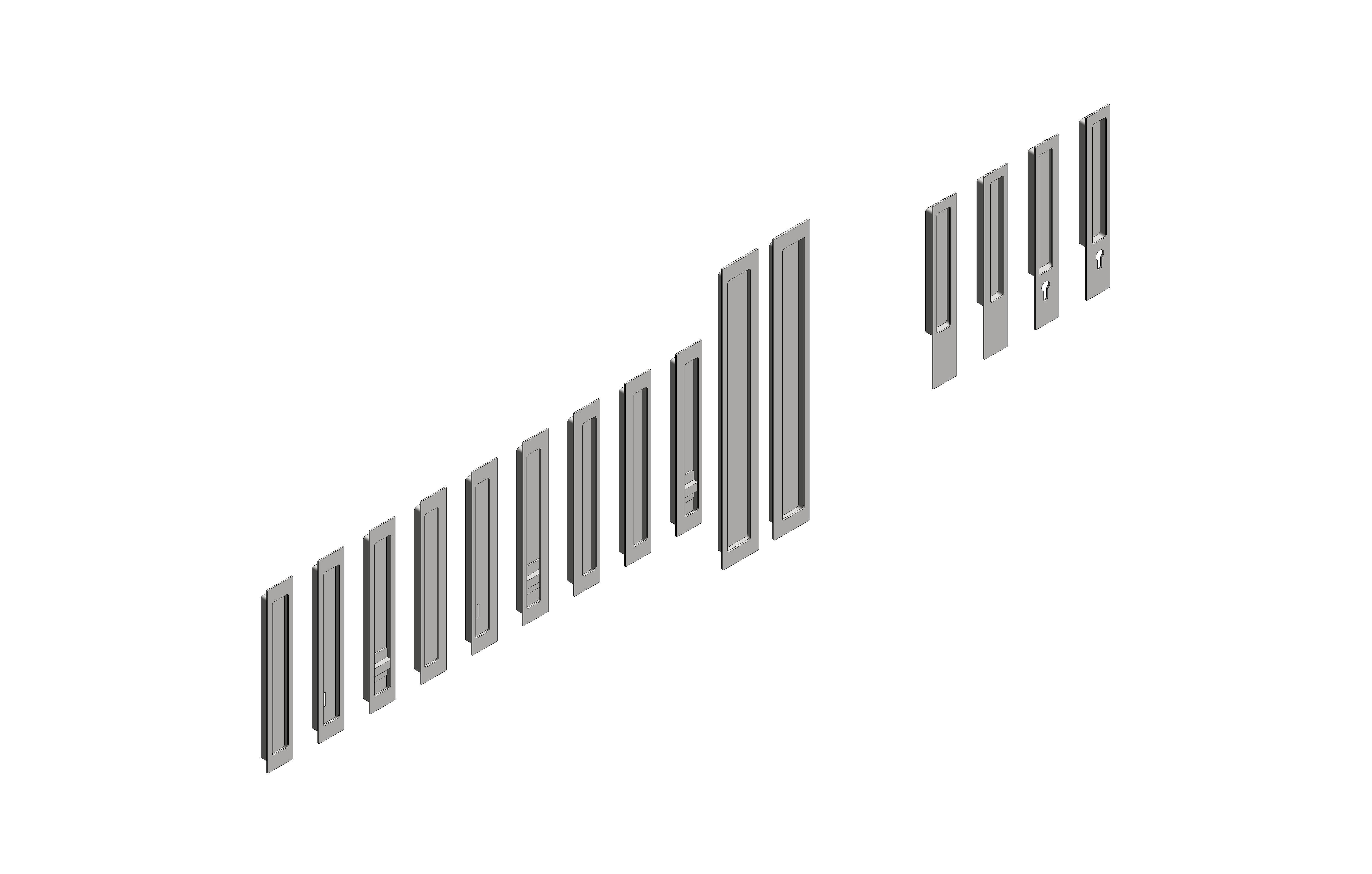 Image of Sliding Door Hardware | 300mm+ Flush Pulls