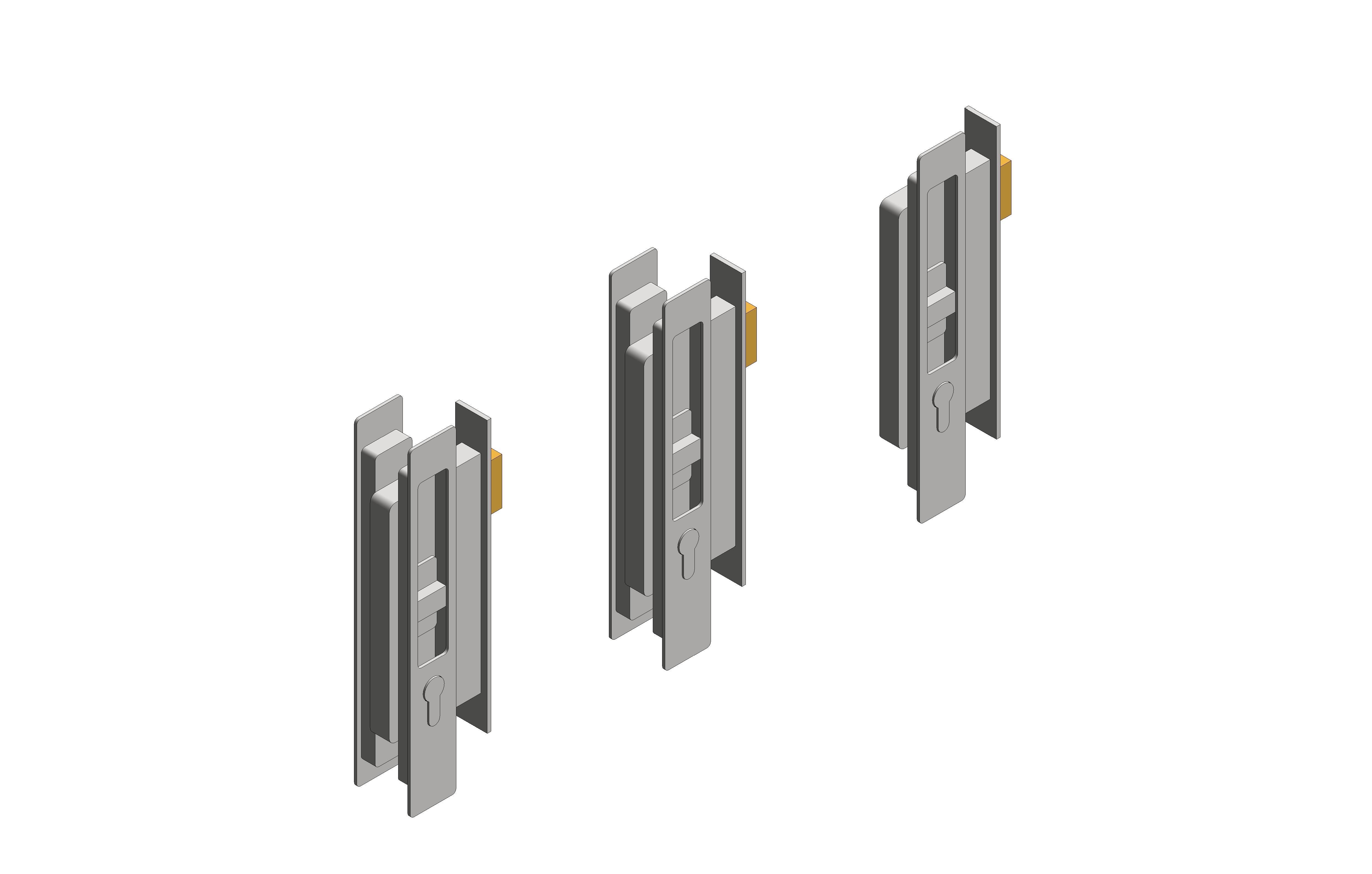 Image of Sliding Door Hardware | HB630 Series Lock Sets