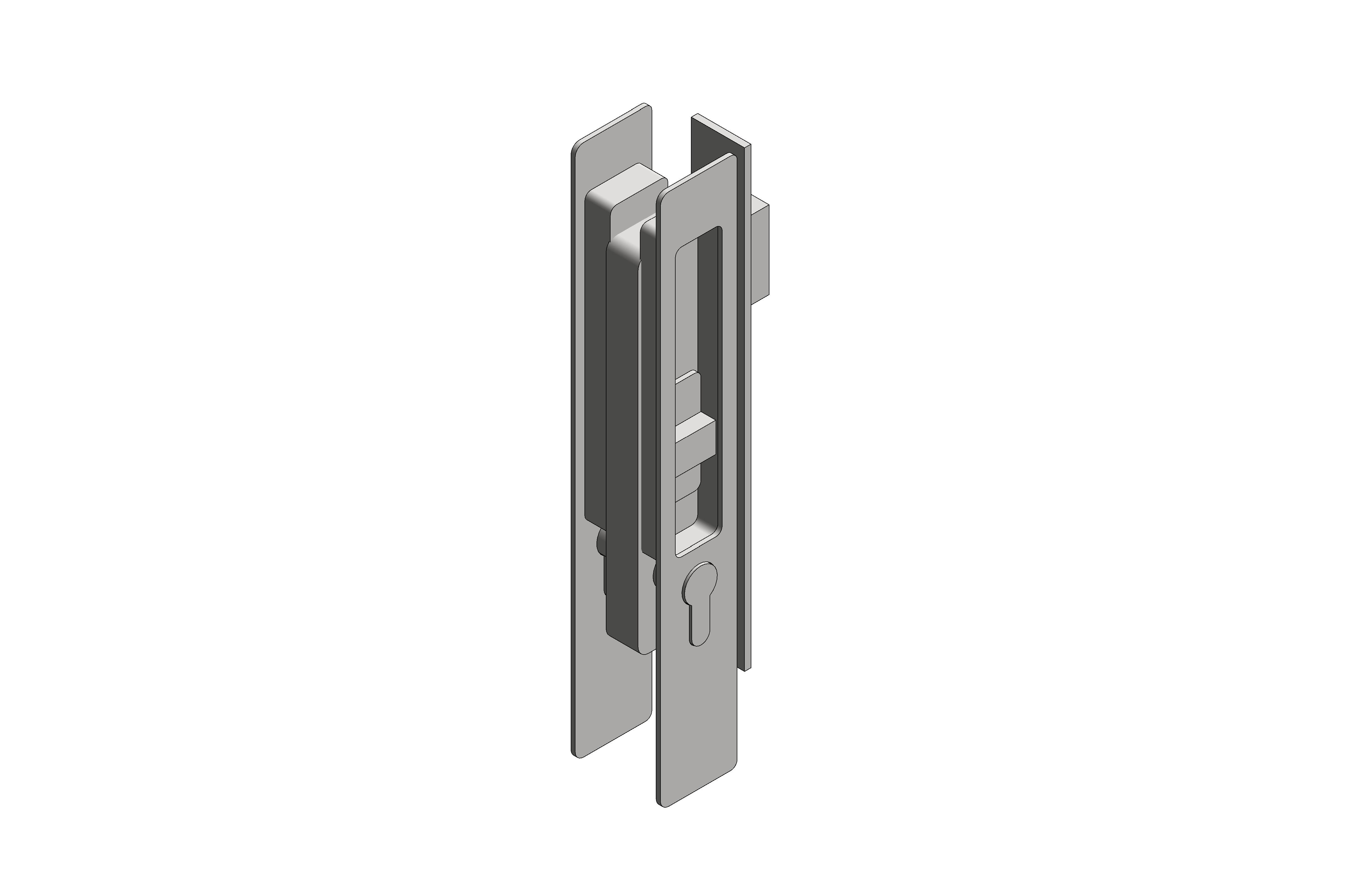 Image of Sliding Door Hardware | HB640 Series Lock Sets
