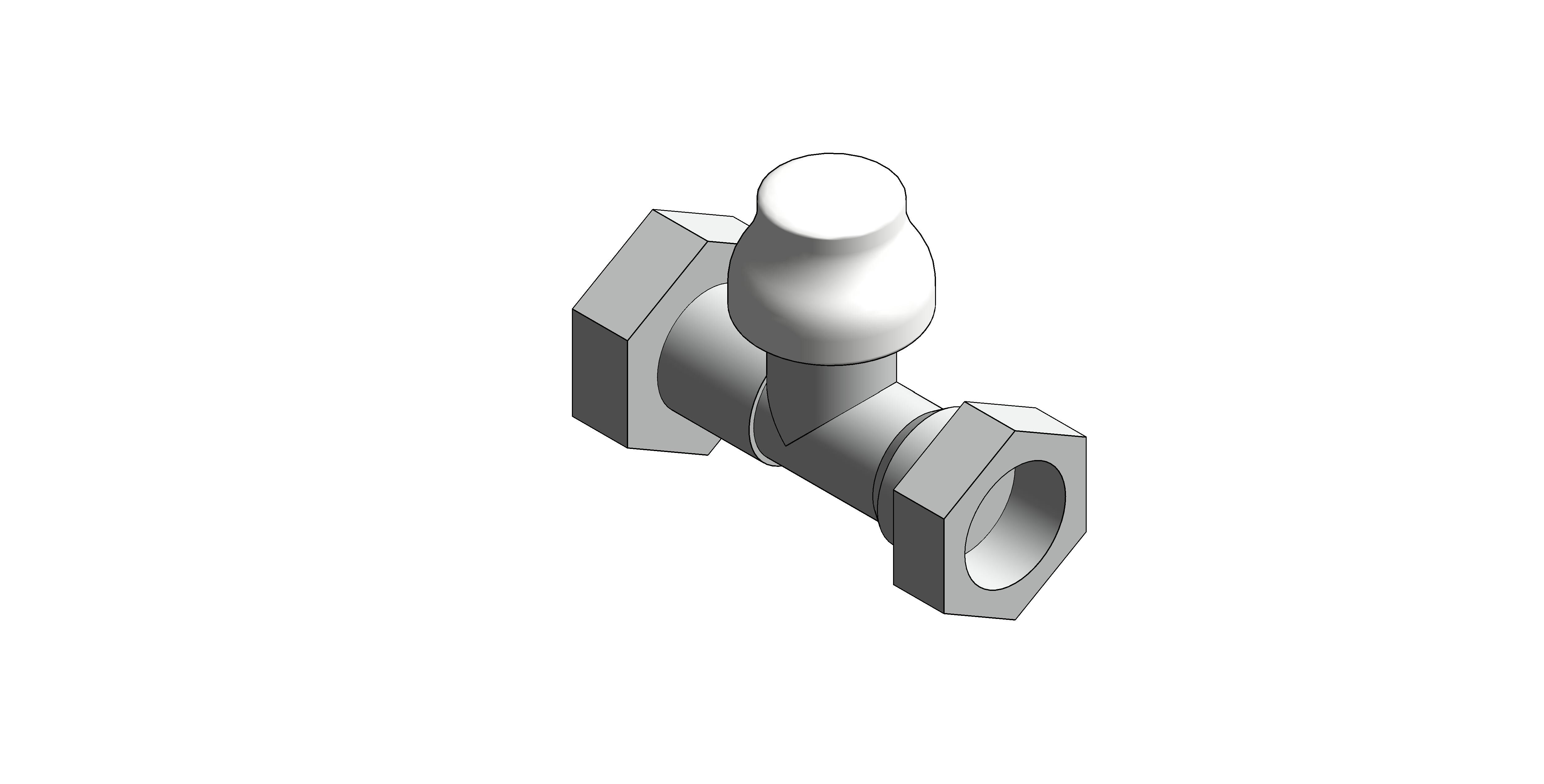 Product: Fig. 3400LS - Straight Lockshield Valve - Brass