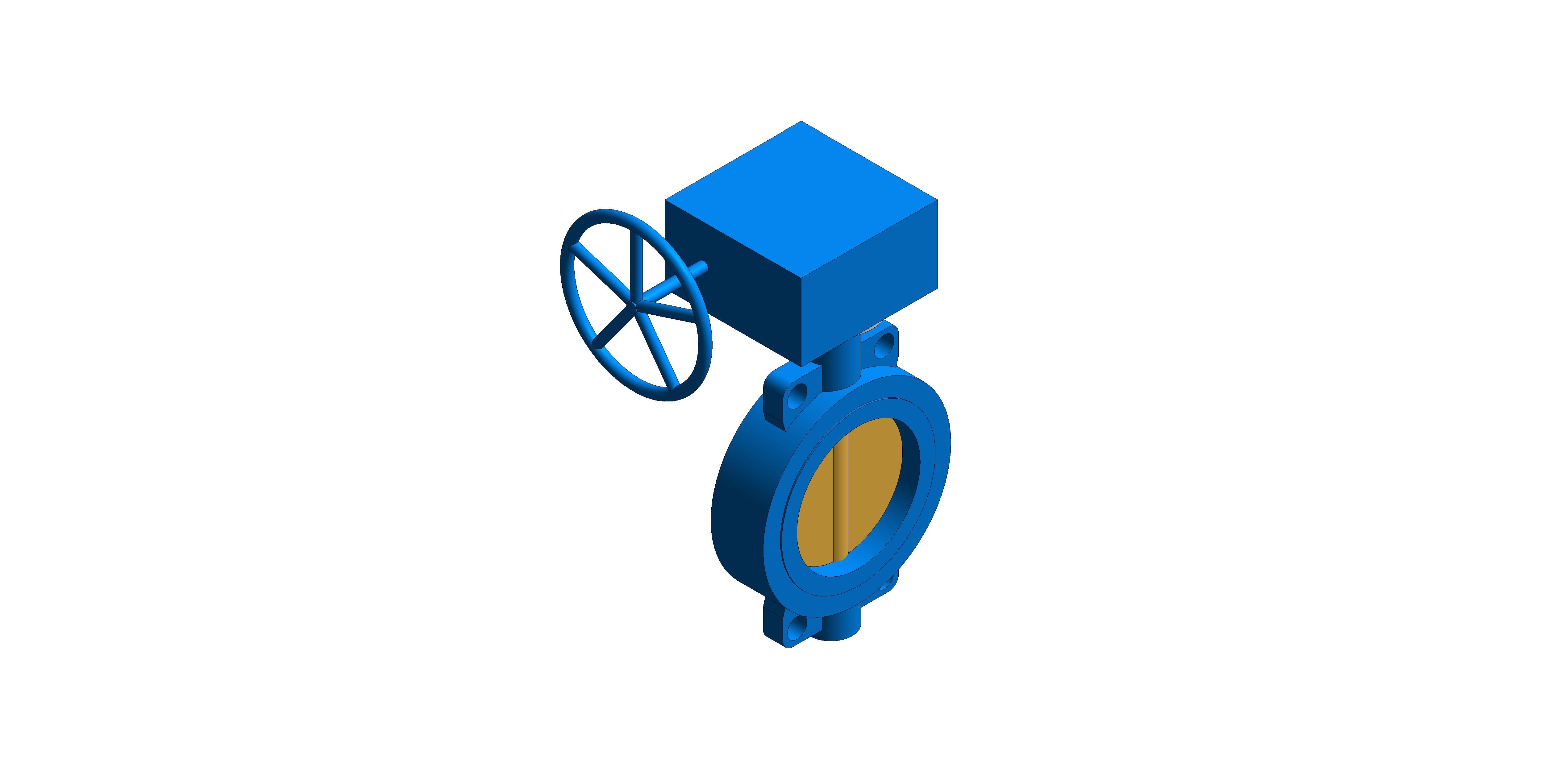 Product: Fig. 950G - Semi-Lugged Gearbox Operated Butterfly Valve - Ductile Iron (2019-2025 Design)