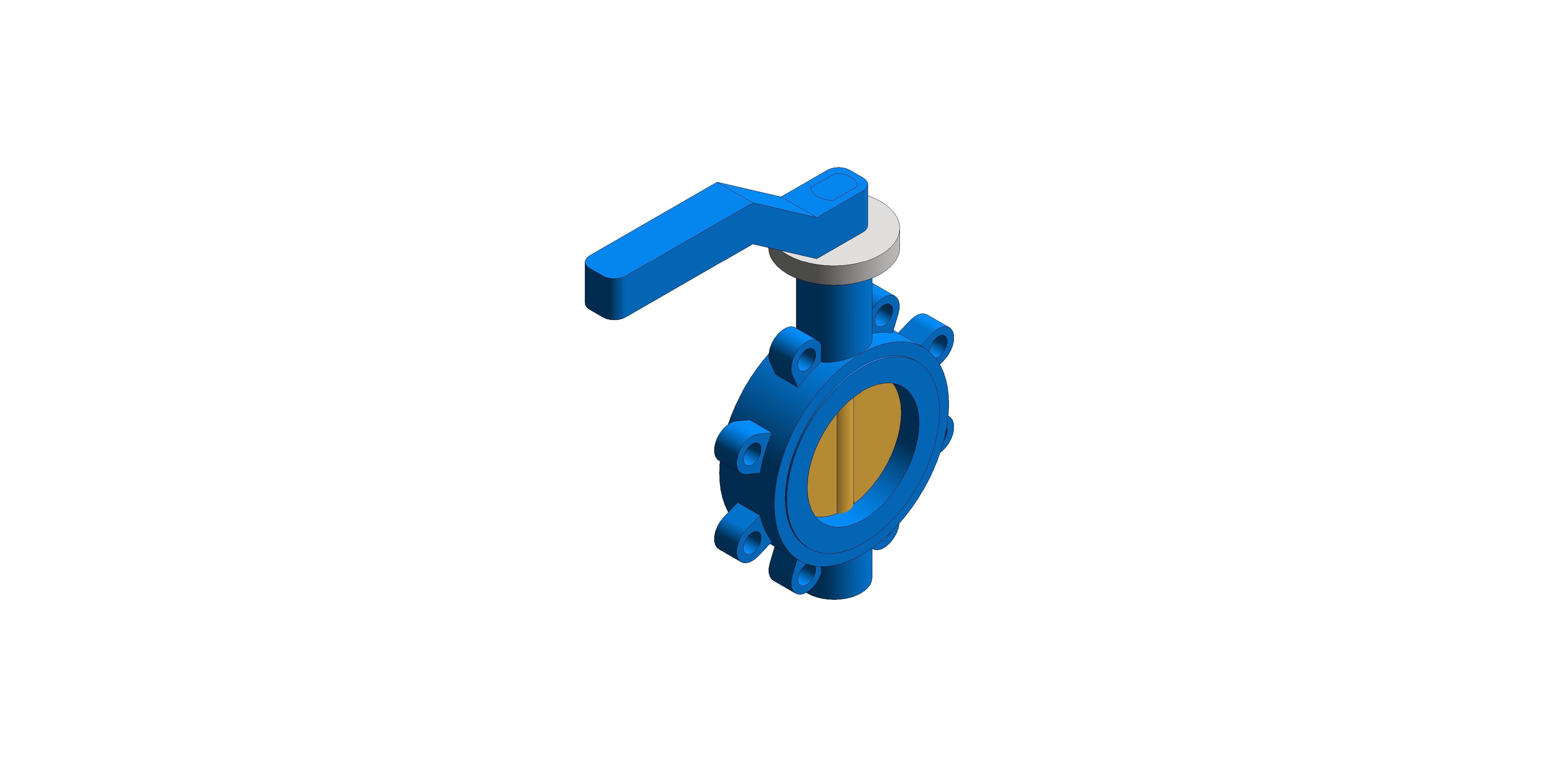 Product: Fig. 970W - Fully-Lugged Lever Operated Butterfly Valves- Ductile Iron (2019-2025 Design)