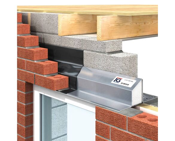 Container Lintels bimstore - IG Lintels - IG Cavity Wall Lintels - Wide Inner Leaf ...
