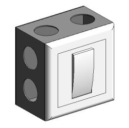 One module switch box | Bimstore