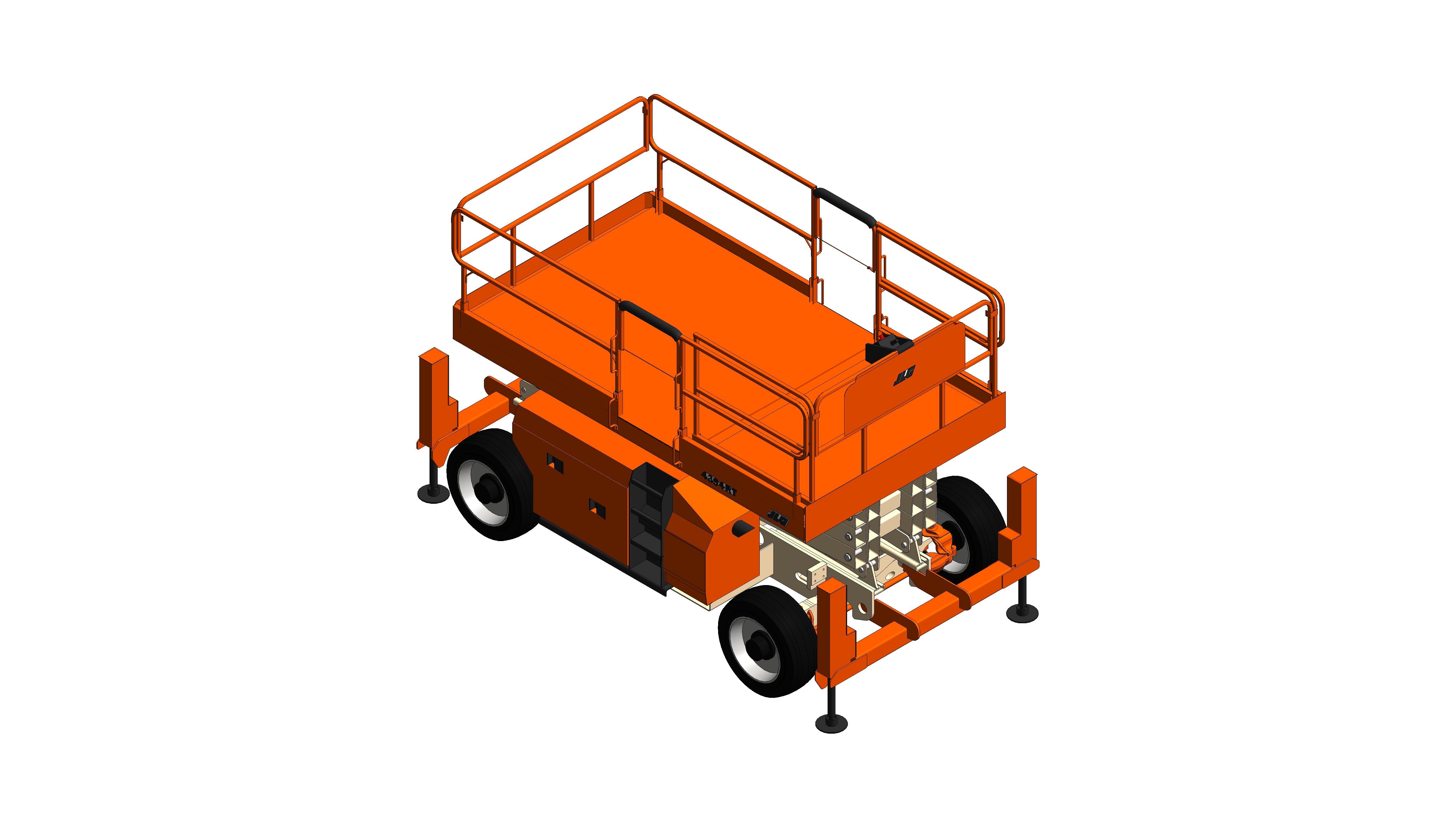 Product: 4394RT - Engine Powered Scissor Lift