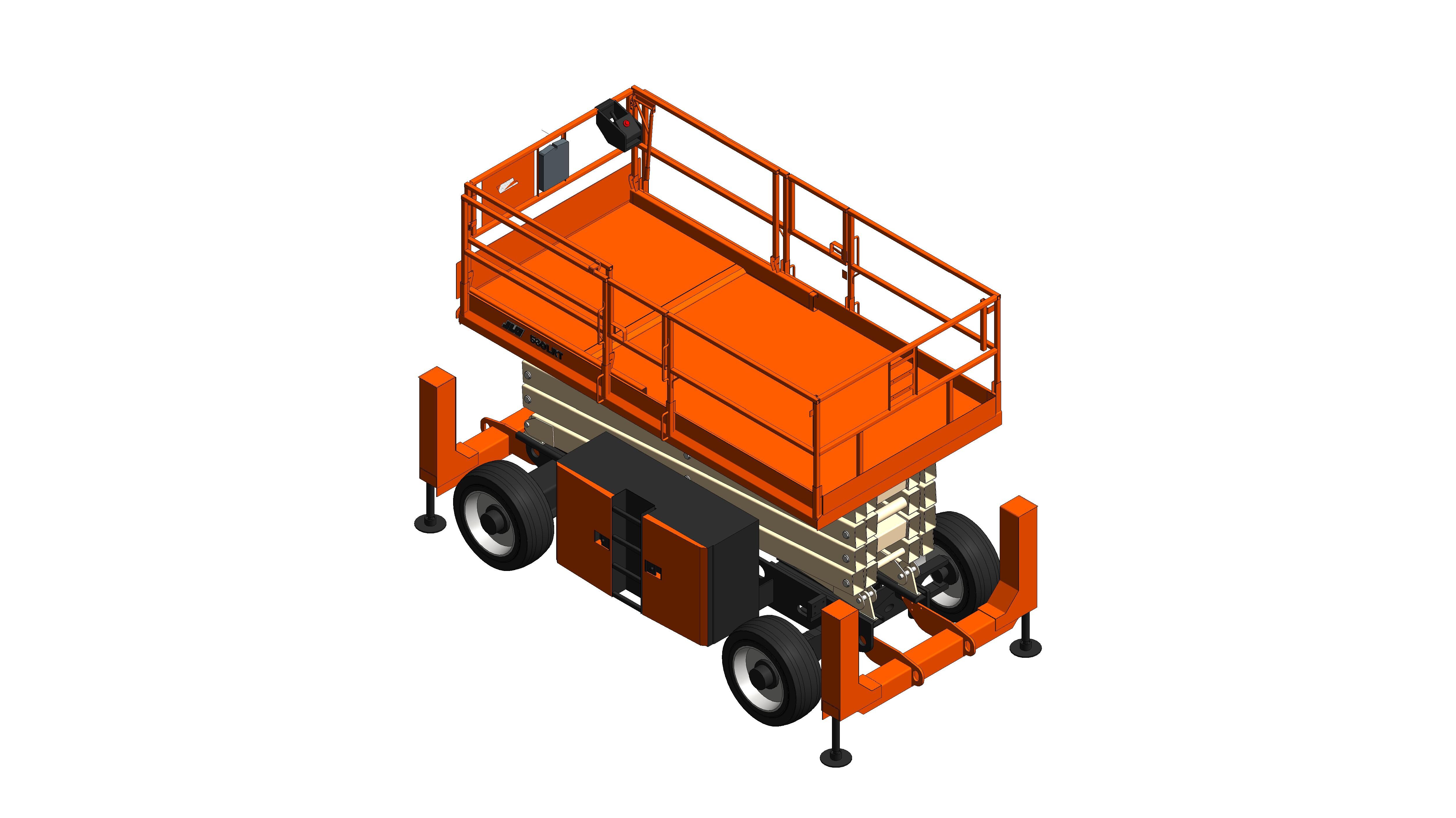 Product: 530LRT NEW - Engine Powered Scissor Lift
