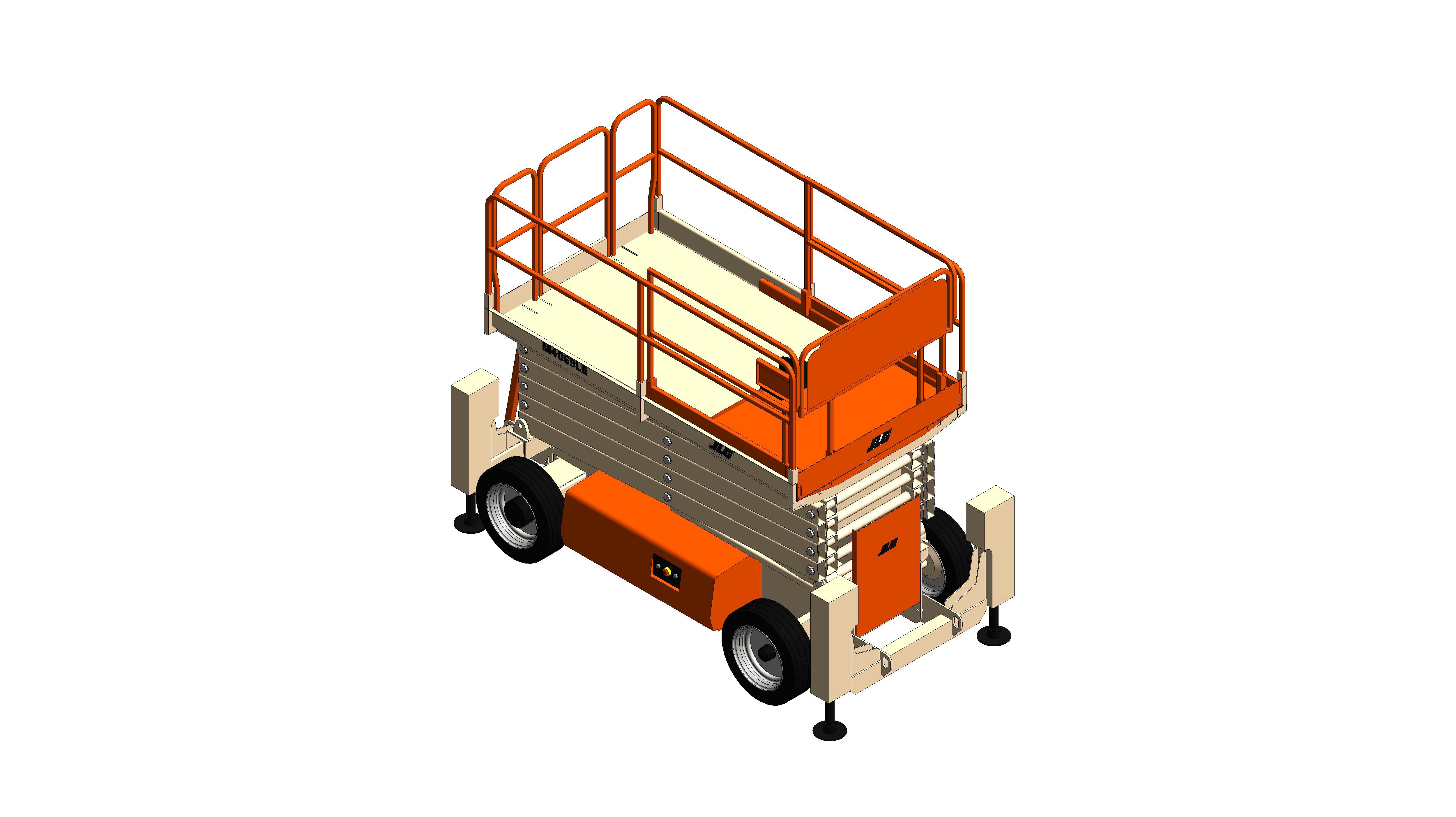 Product: M4069LE - Electric Scissor Lift