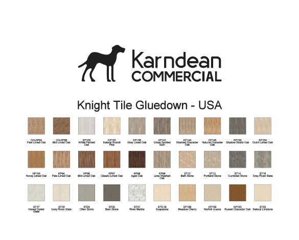 Product: Knight Tile Gluedown - Luxury Vinyl Flooring