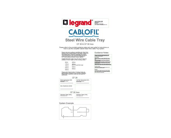 Cablofil® Steel Wire Cable Tray | Bimstore