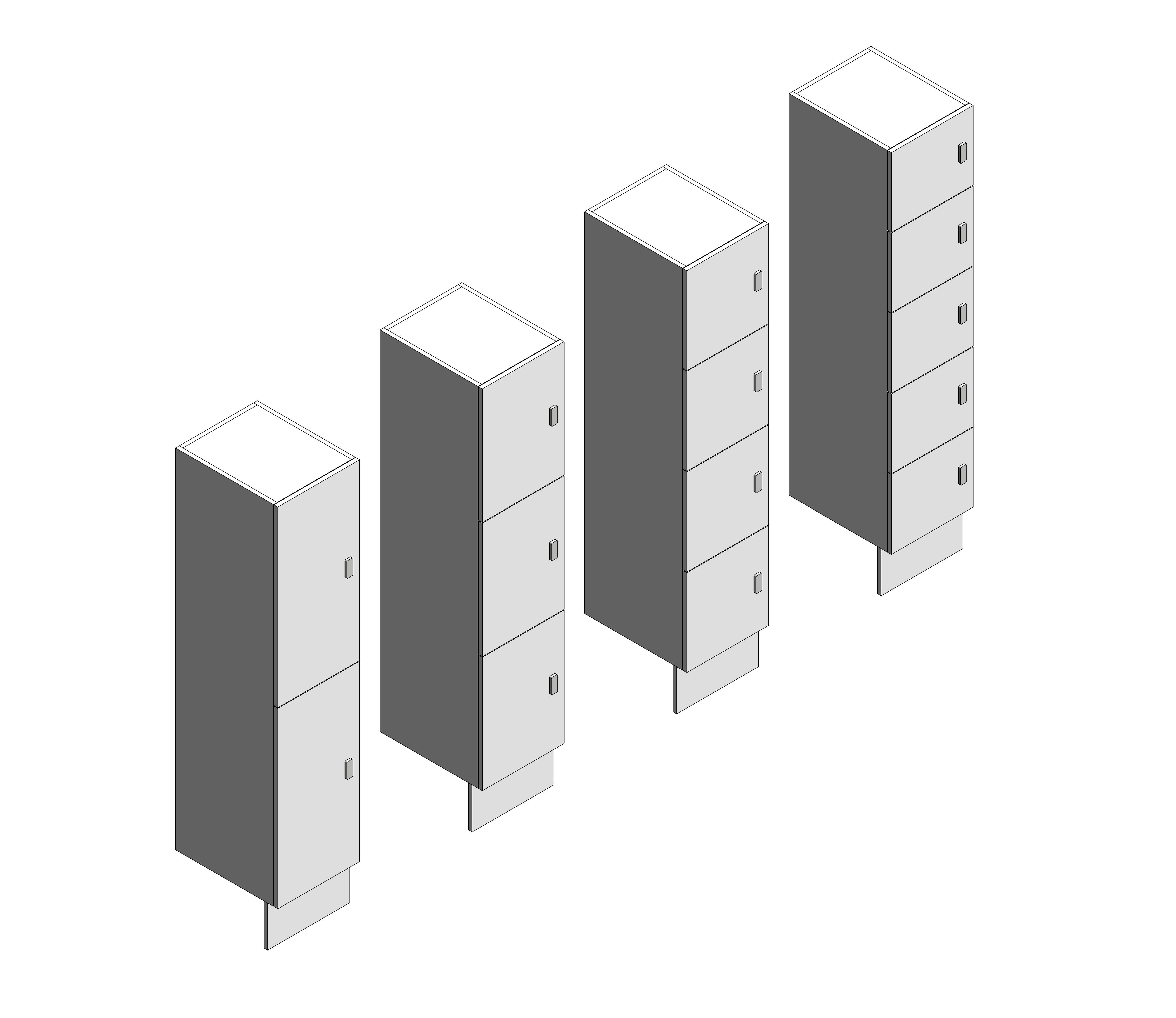 Image of Shelving Locker range