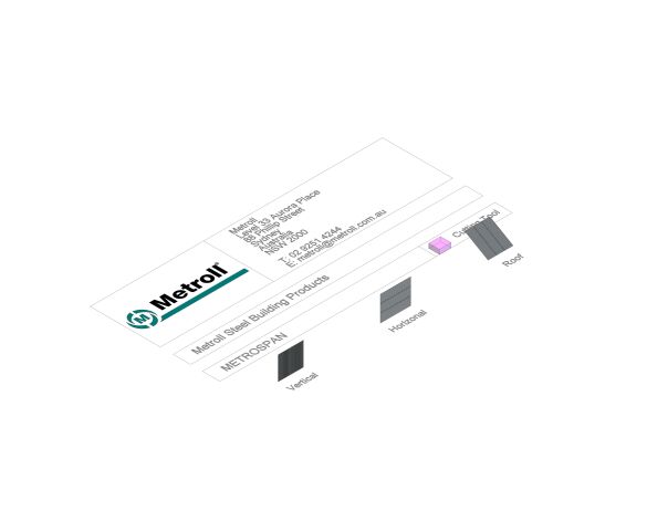 Metrospan Types bimstore - Metroll - METROSPAN– High Strength Square Profile