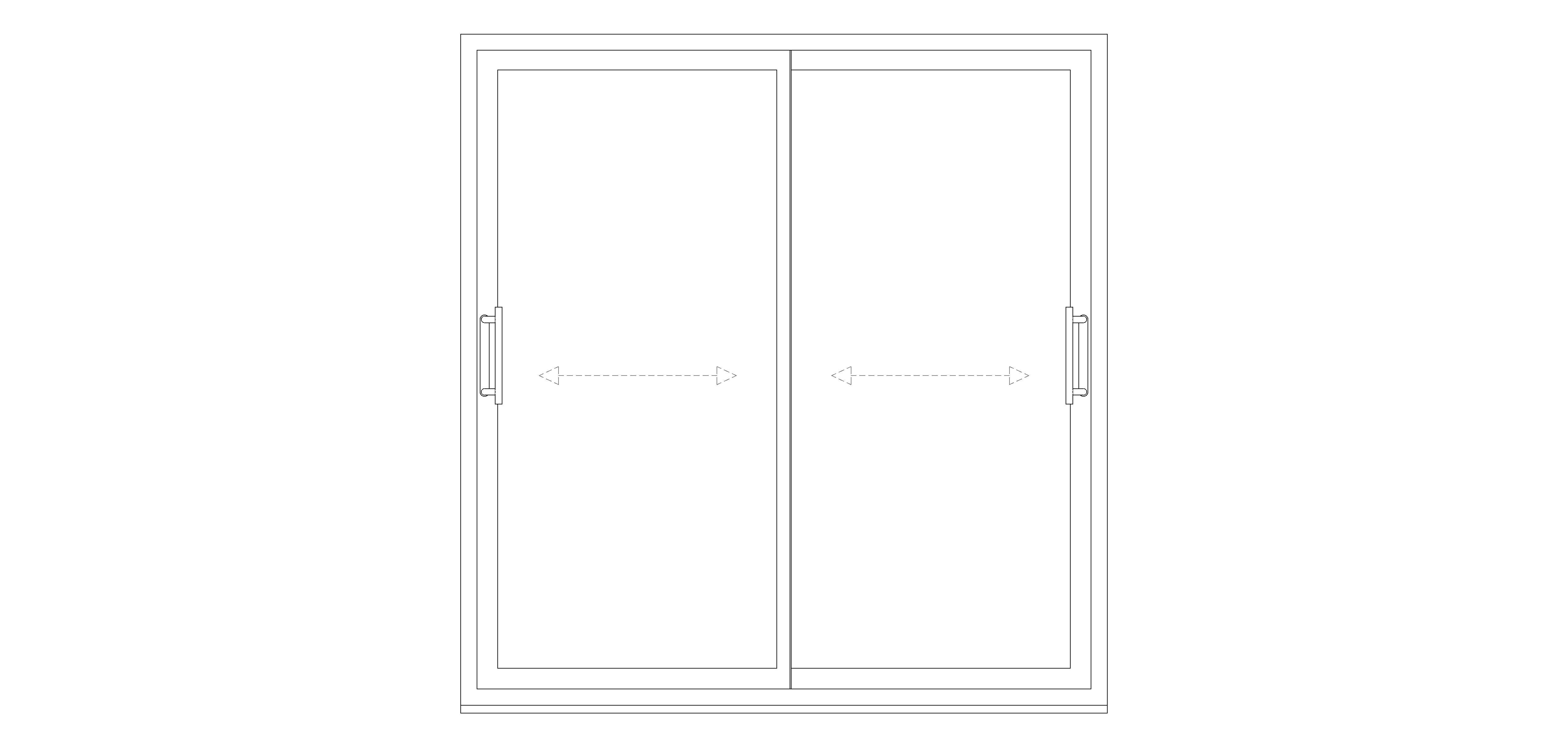Product: OS-44 Inline Slider Doors