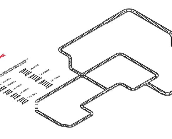 Product: L4 Cable Ladder Medium Duty - 100mm Sidewall