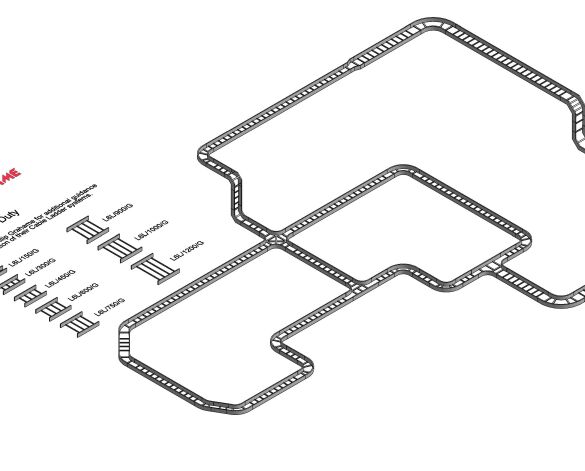 Product: L6 Cable Ladder Medium Duty - 150mm Sidewall