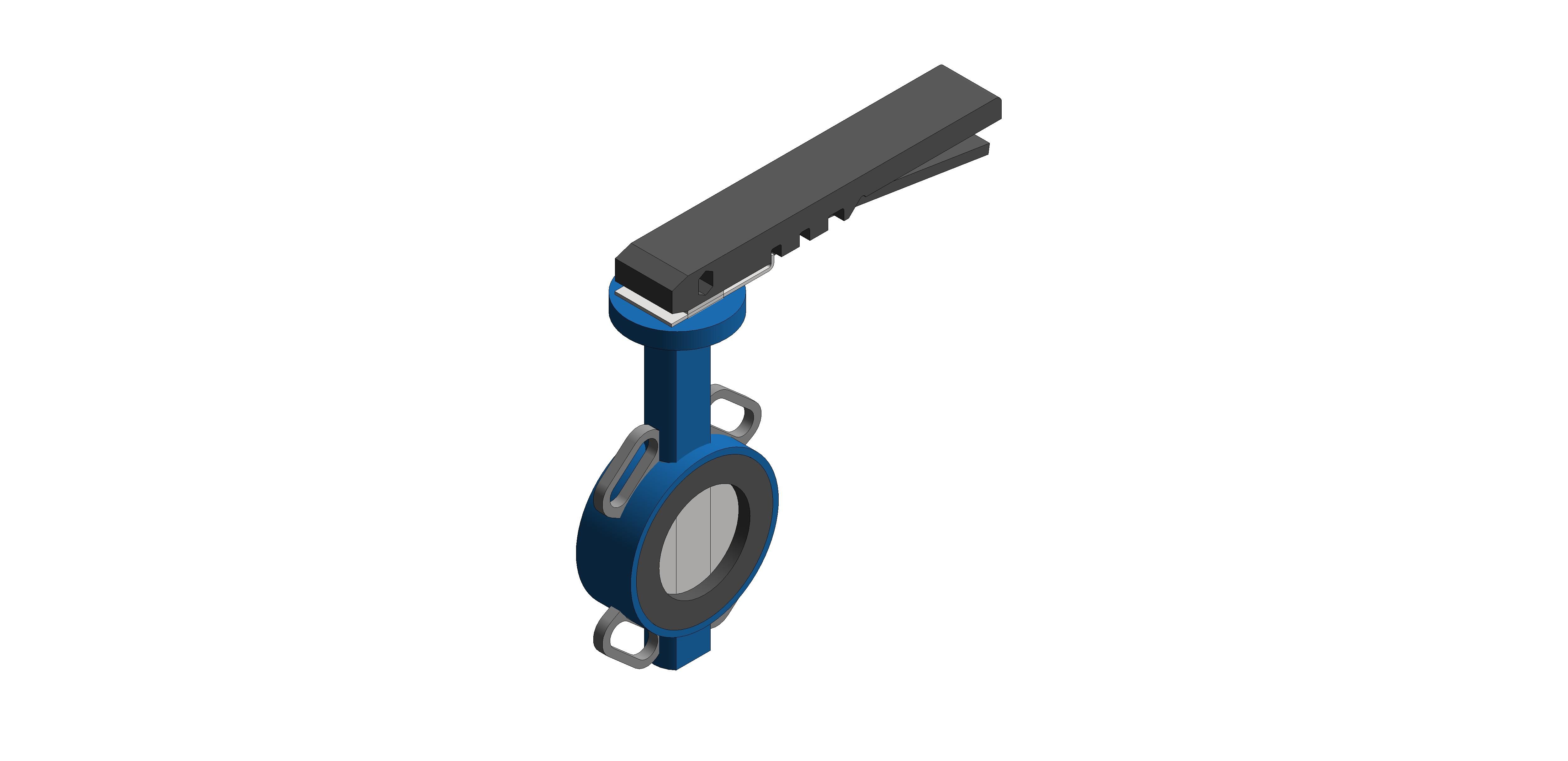 Product: BFIV301502 - Semi Lugged  Butterfly Valve