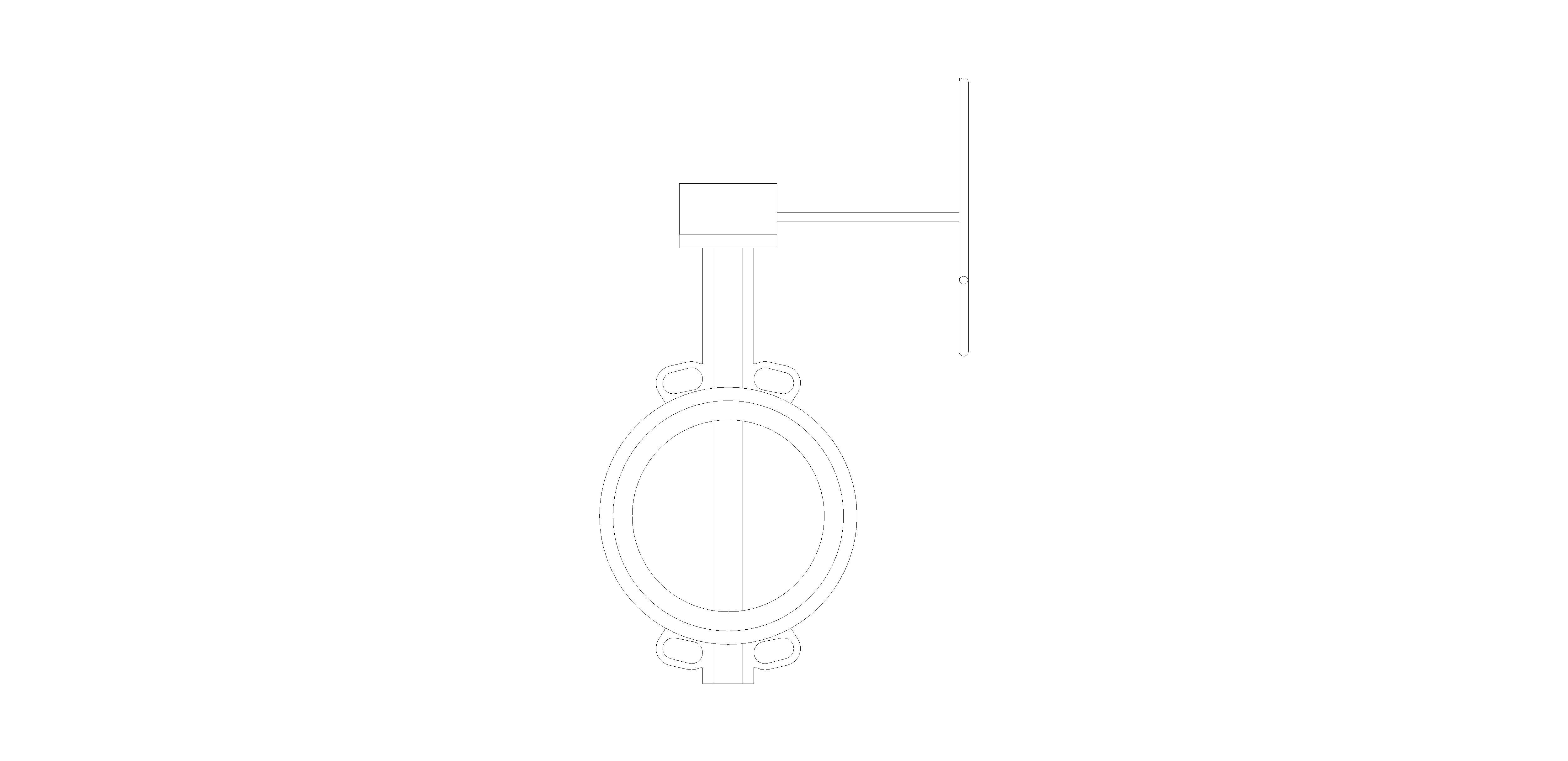 Product: BFIV301606 - Semi Lugged Butterfly Valve