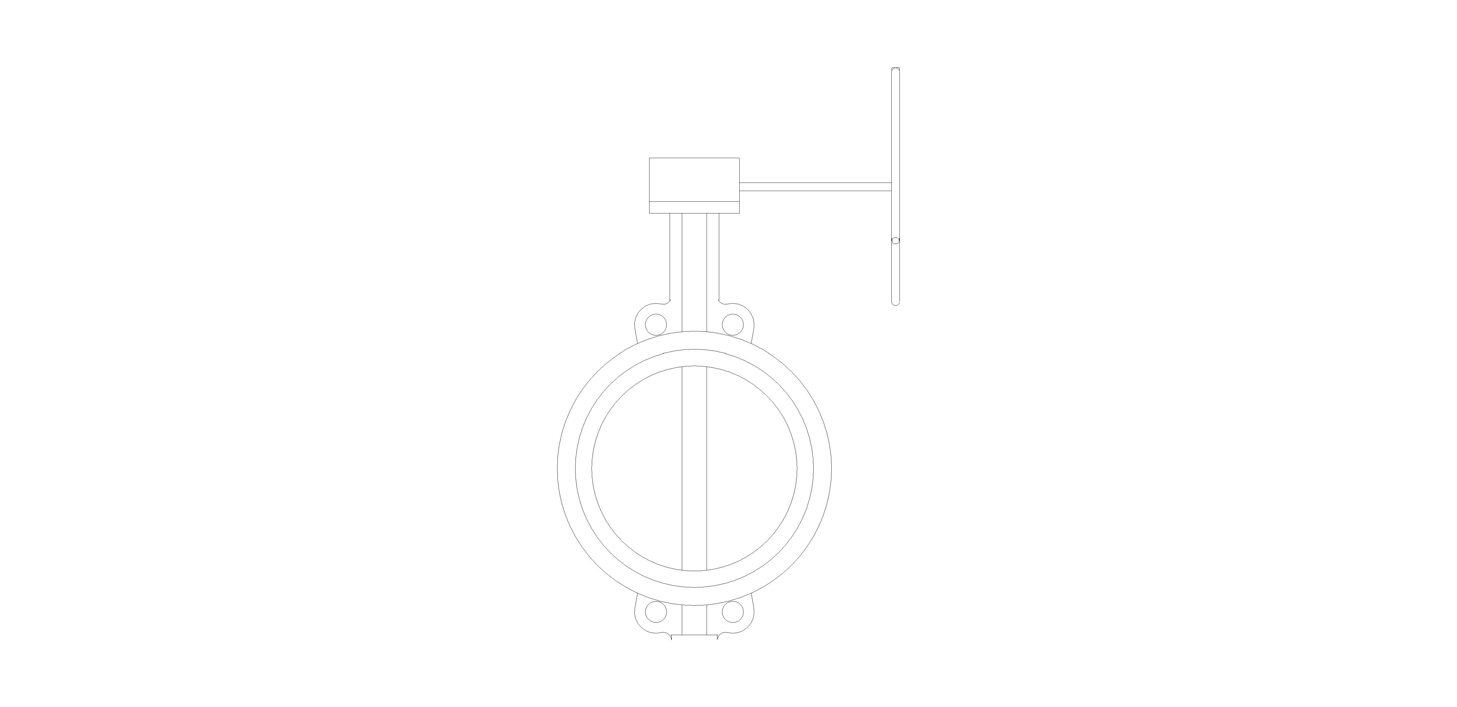 Product: BFIV301607 - Semi Lugged Butterfly Valve