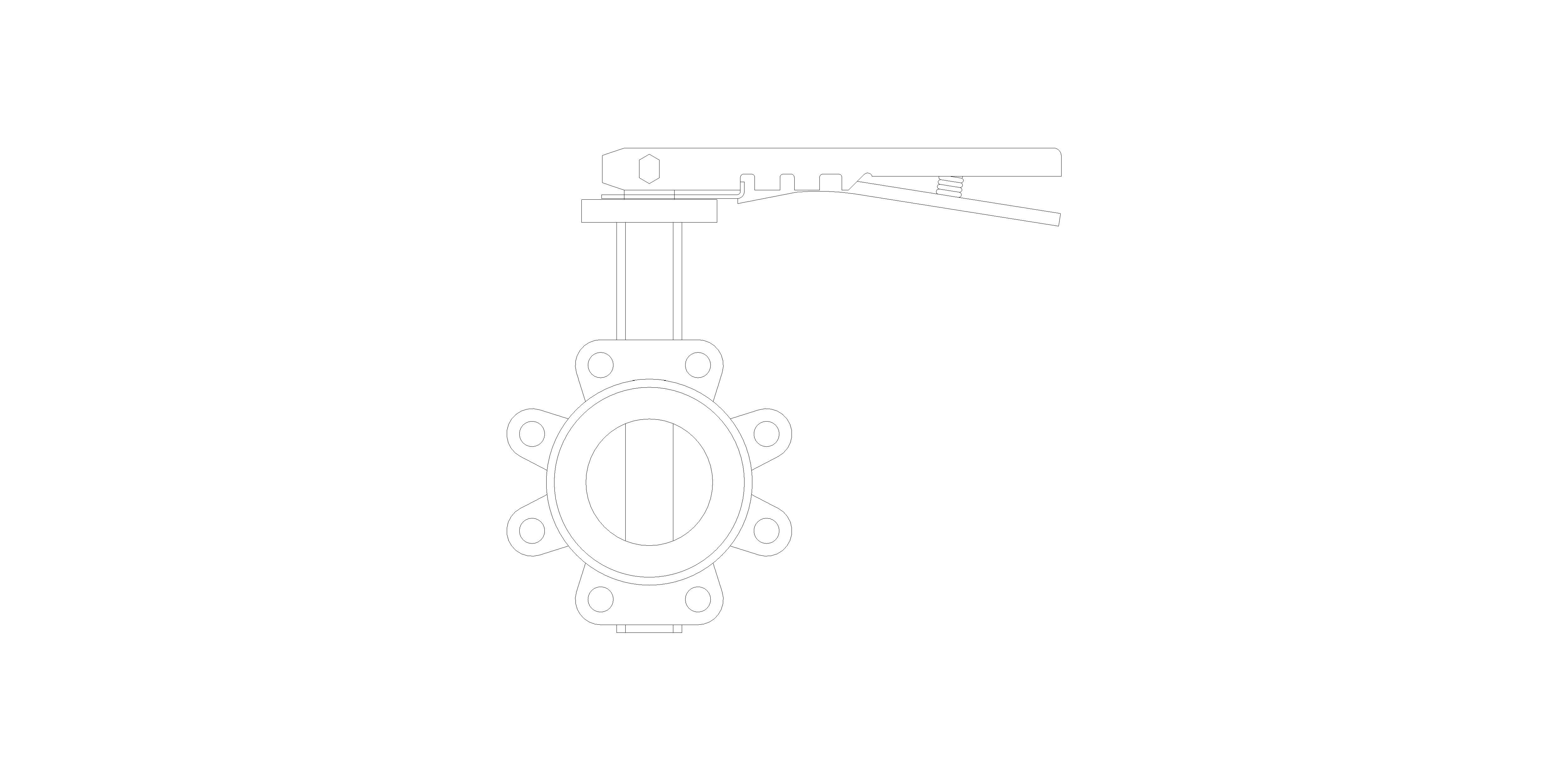 Product: BFIV302502 - Fully Lugged Butterfly Valve