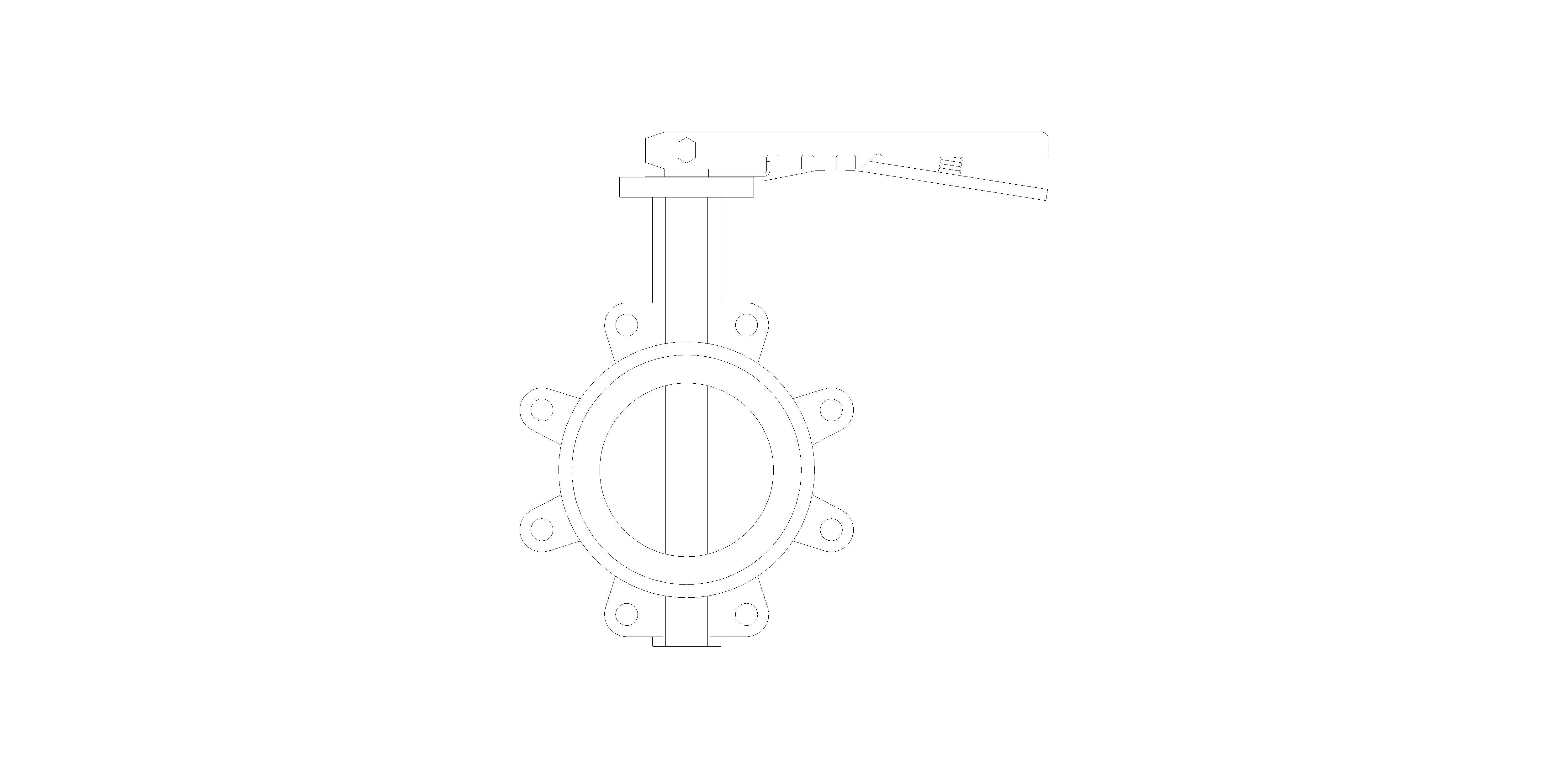 Product: BFIV302504 - Fully Lugged Butterfly Valve