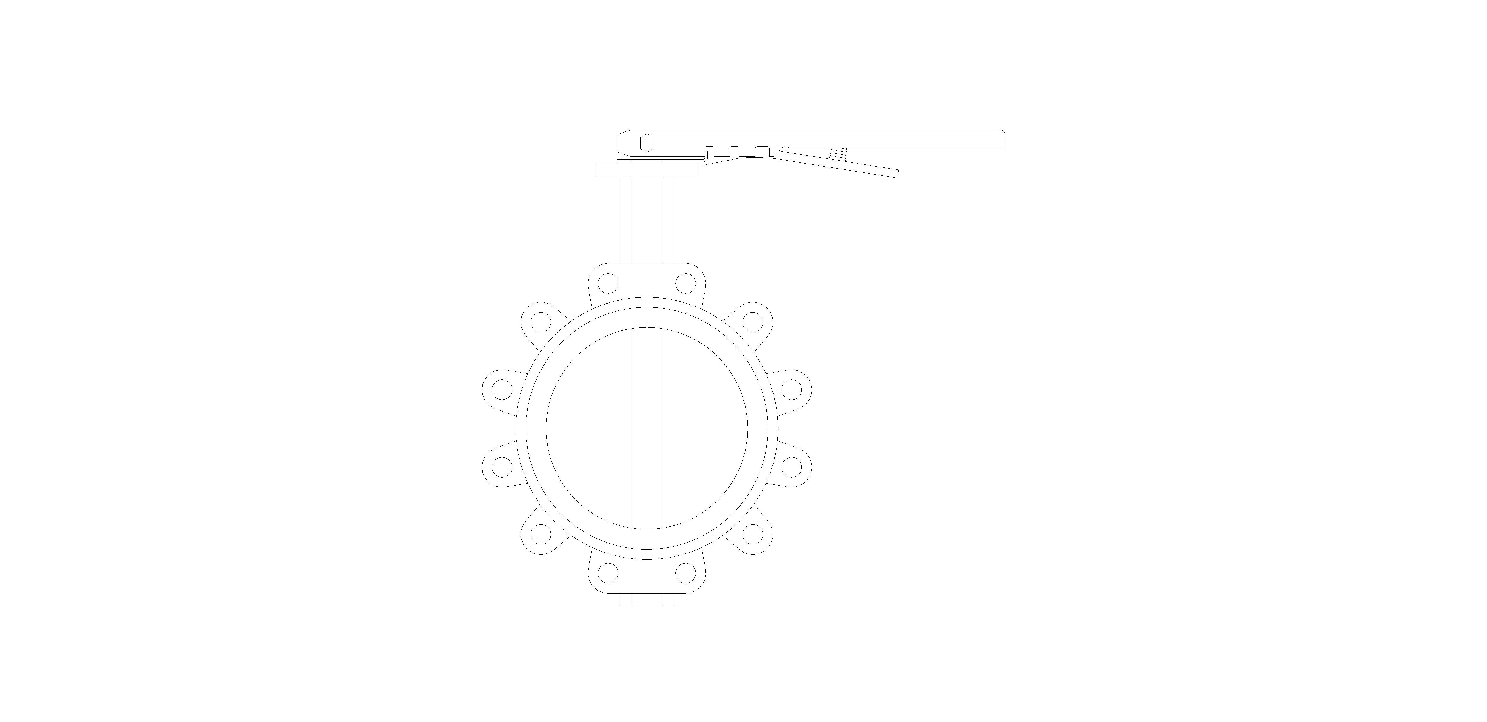 Product: BFIV302506 - Fully Lugged Butterfly Valve
