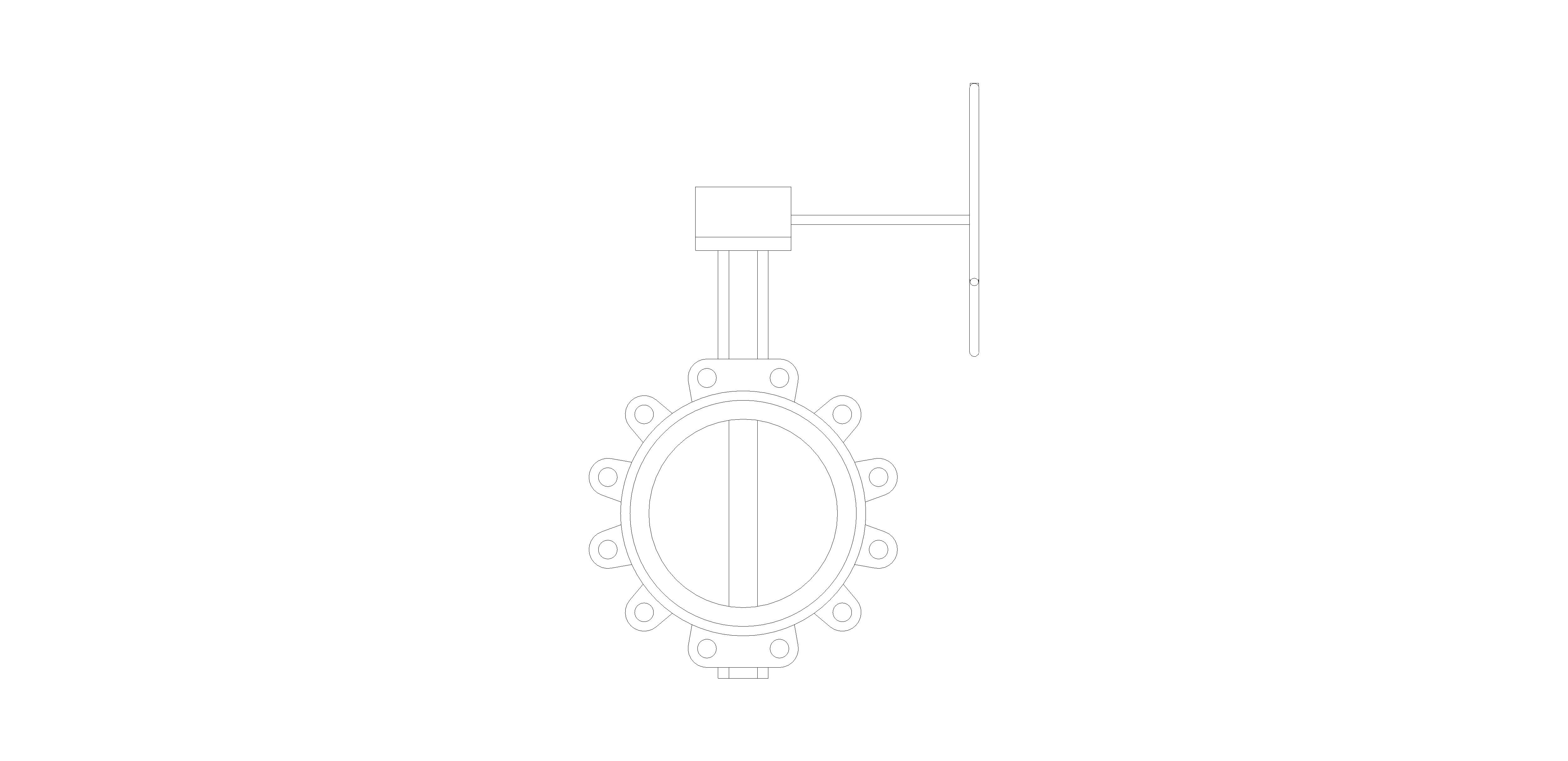 Product: BFIV302606 - Fully Lugged Butterfly Valve