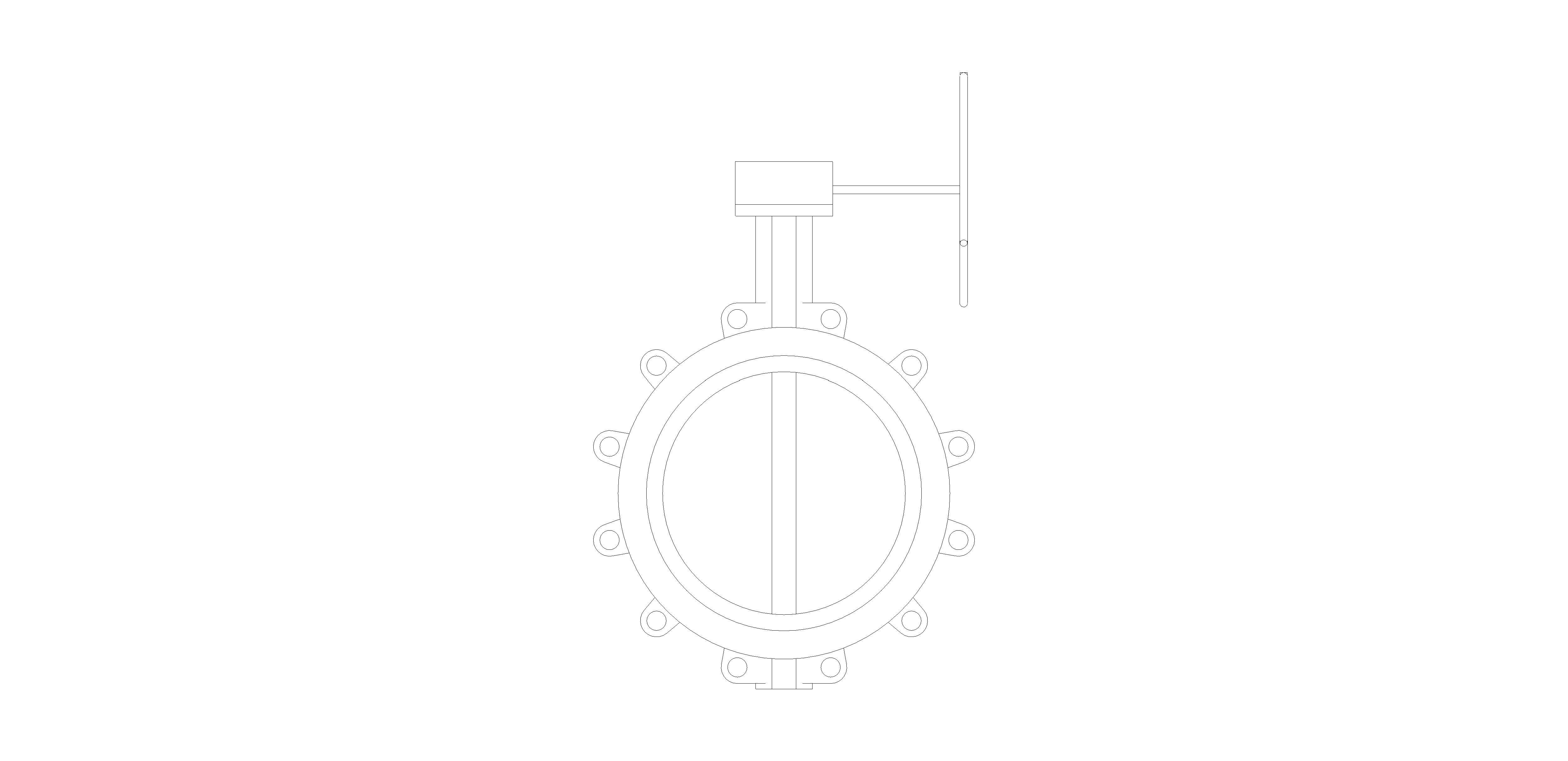Product: BFIV302608 - Fully Lugged Butterfly Valve
