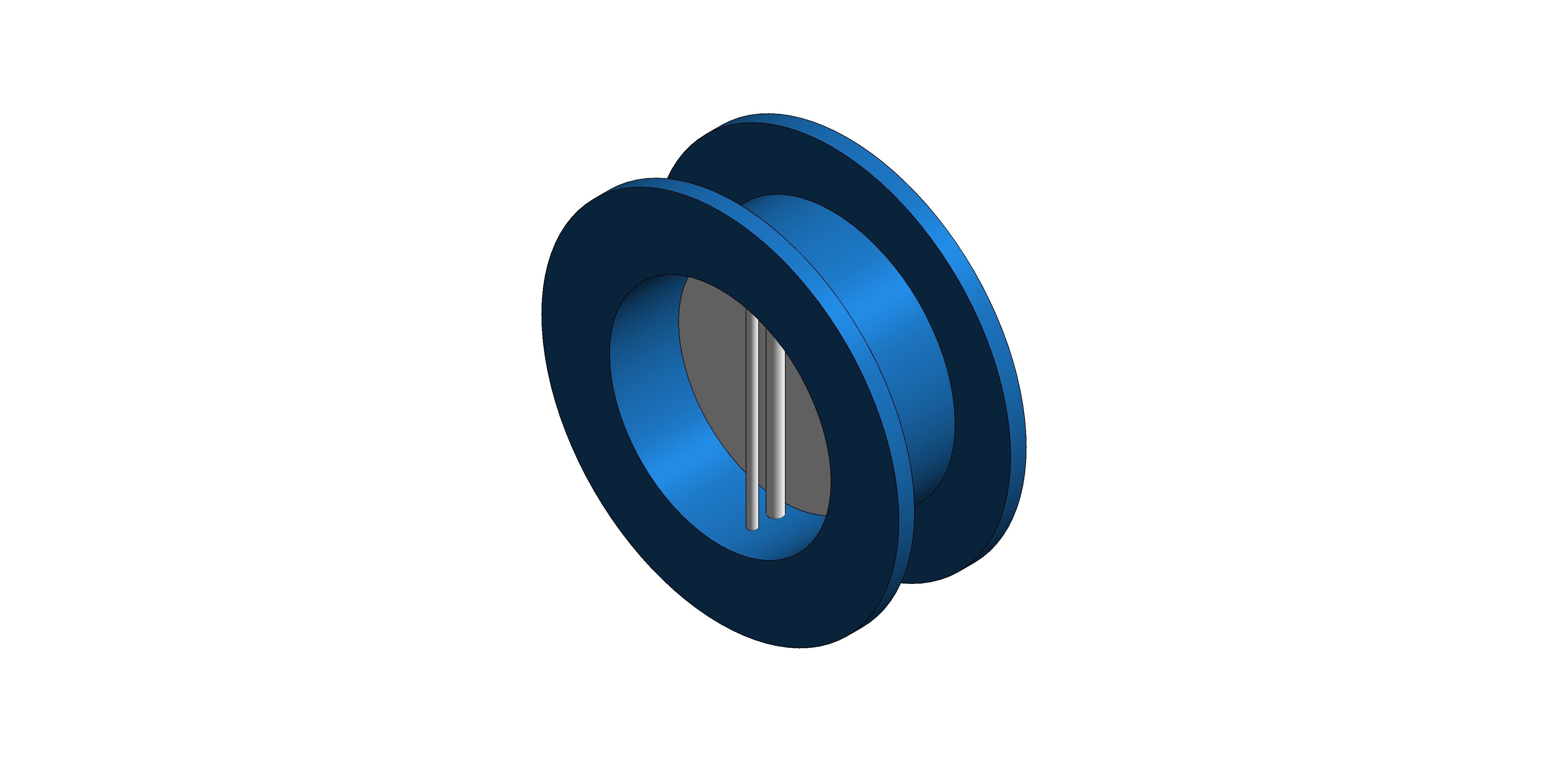 Product: CHCK303001 - Flanged  Double Door Check Valve