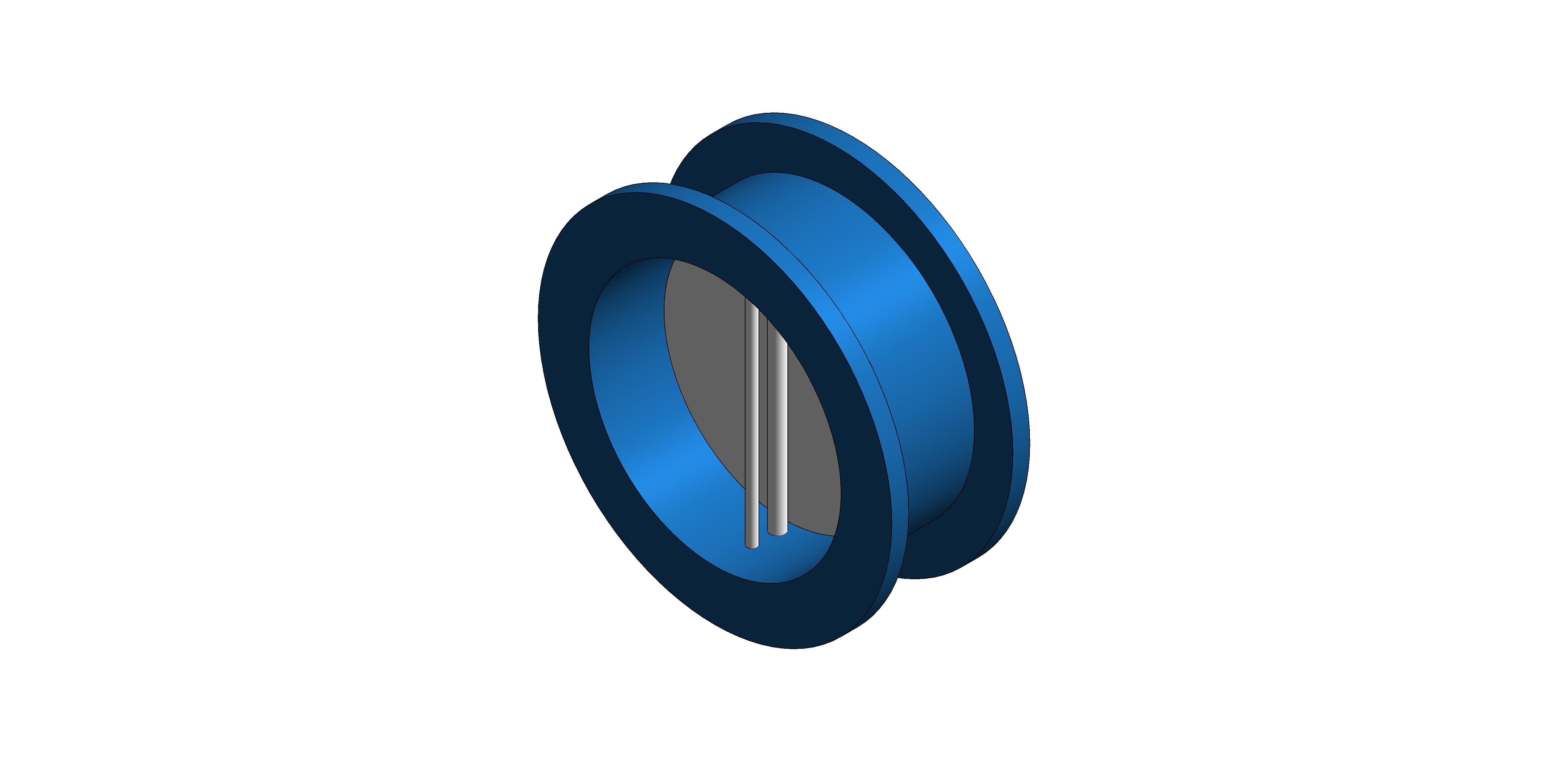 Product: CHCK303003 - Flanged  Double Door Check Valve