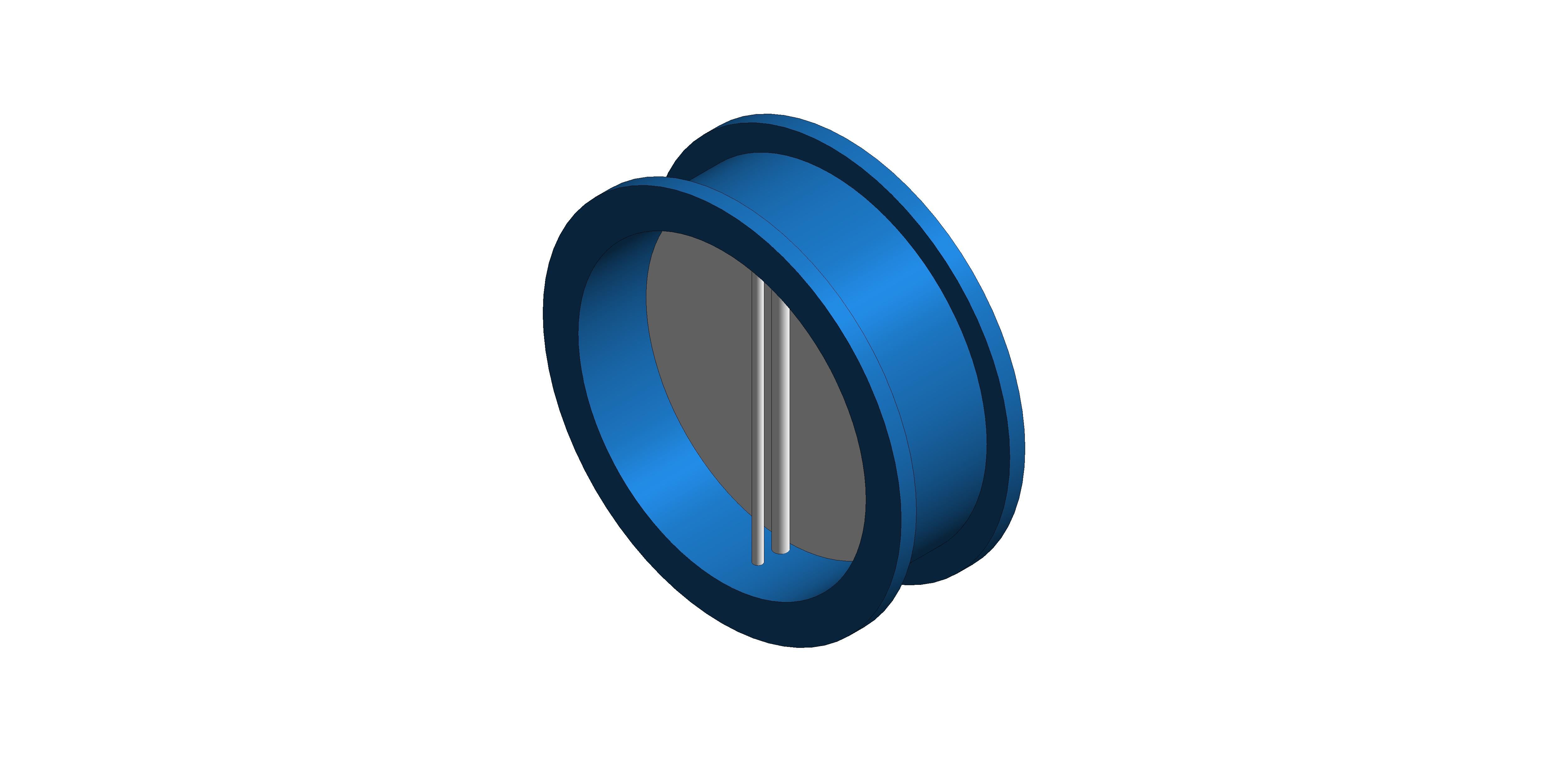 Product: CHCK403007 - Flanged  Double Door Check Valve